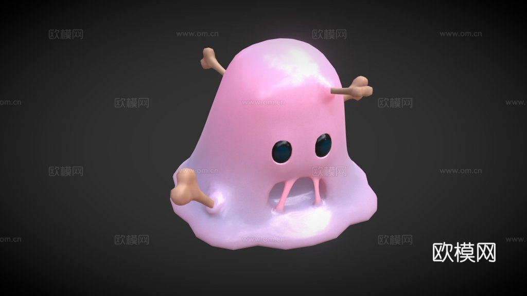可爱史莱姆3d模型
