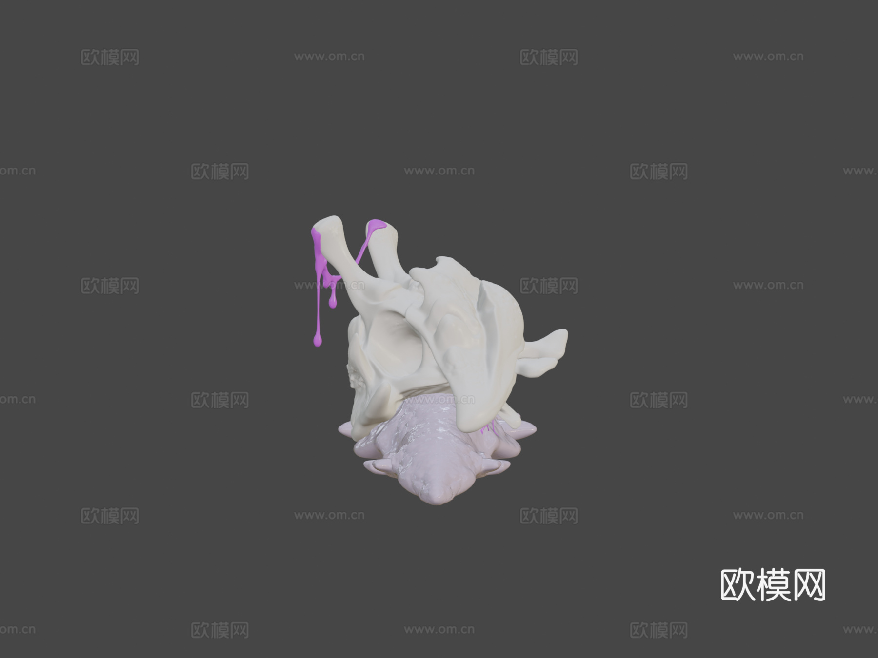 远古蜗牛3d模型