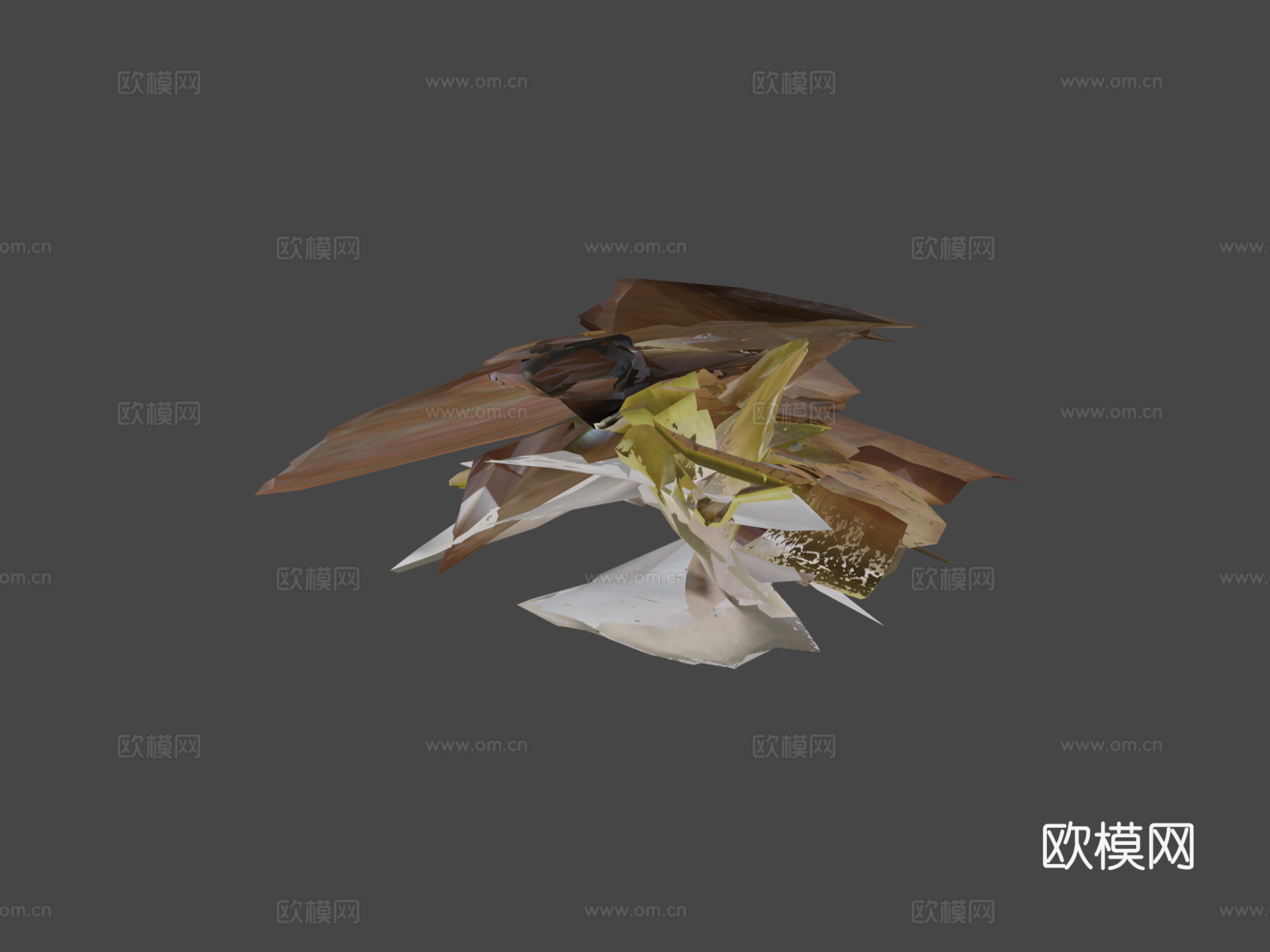红魟鱼3d模型