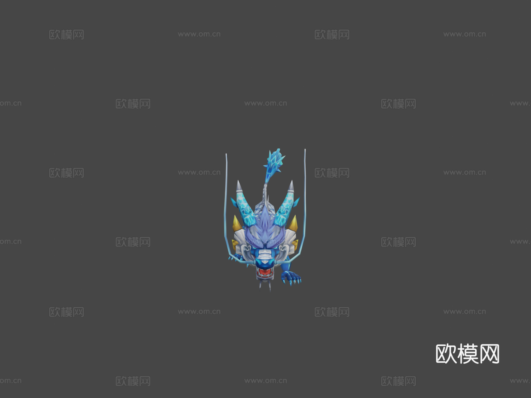 中国银龙3d模型