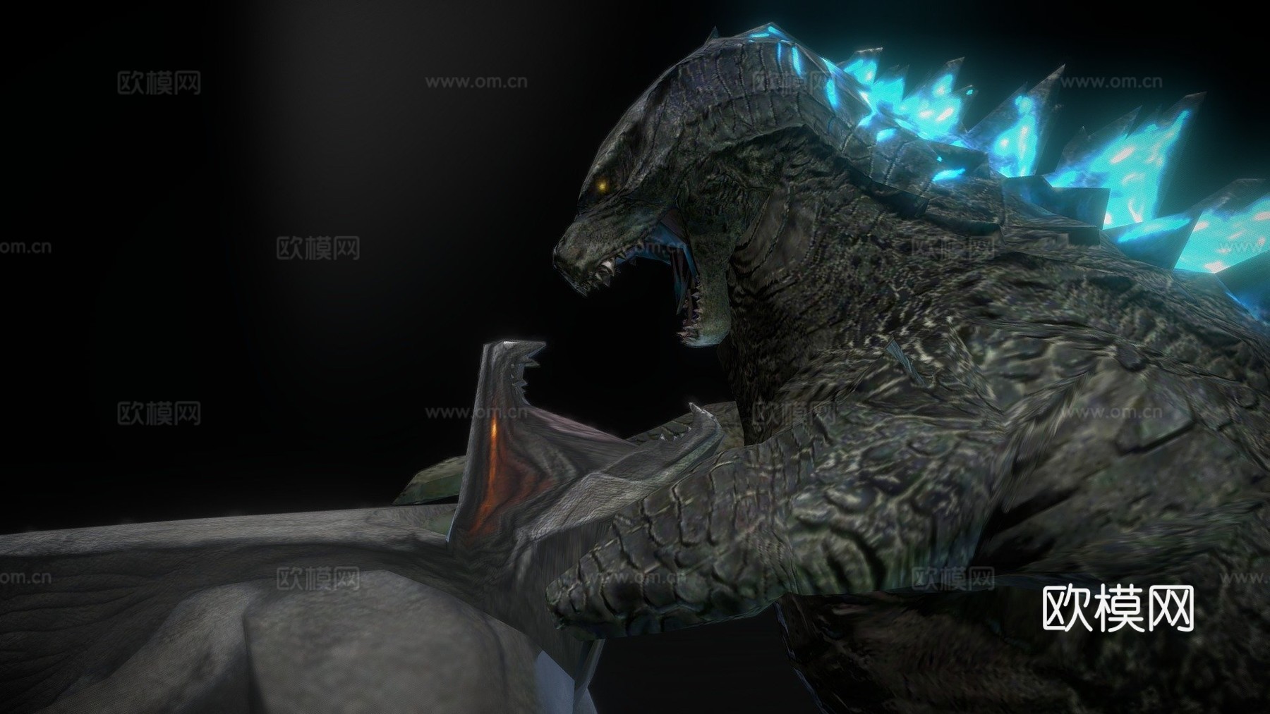 哥斯拉2014-死亡之吻3d模型