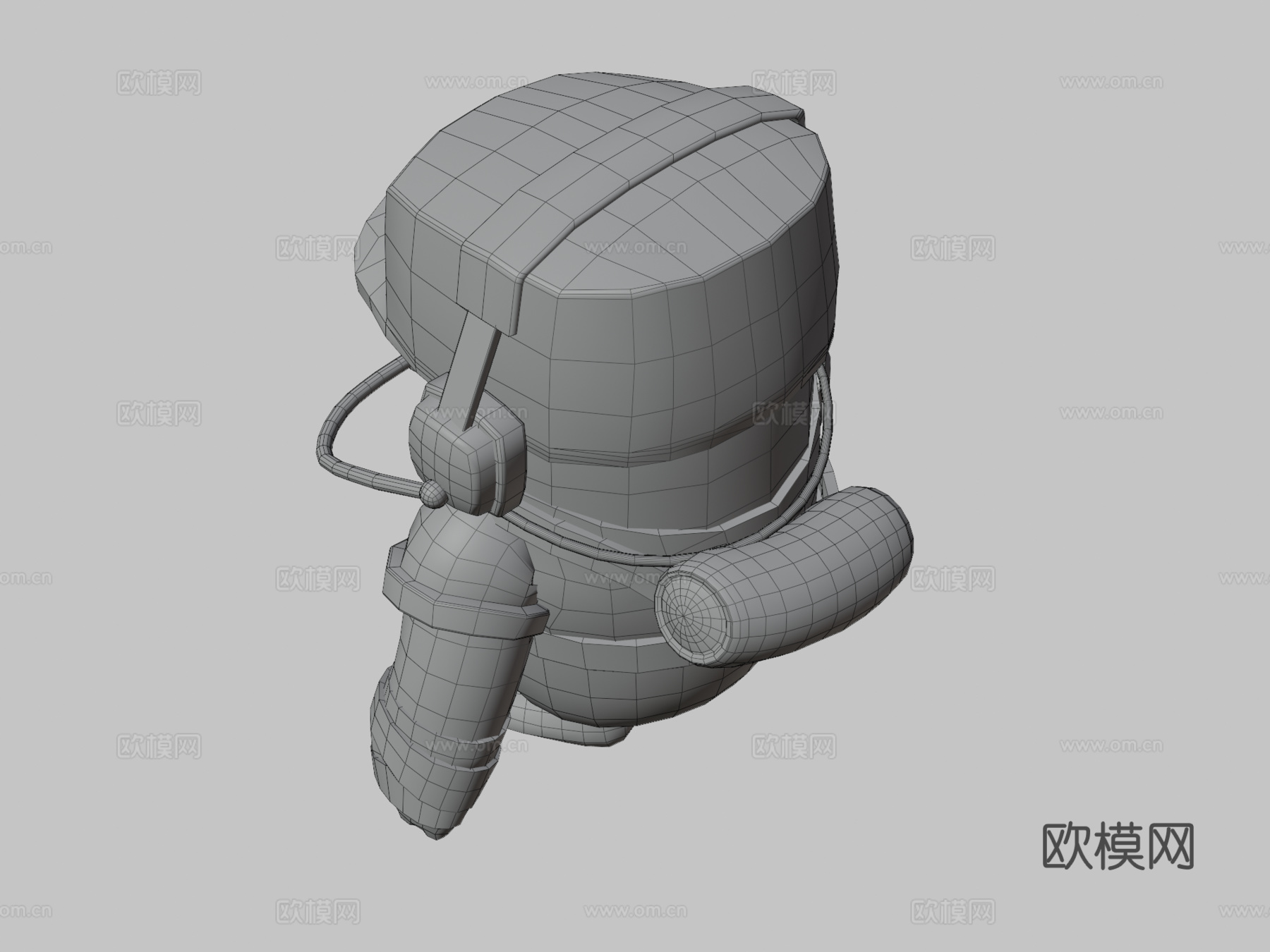 《糖豆人》侦察兵《军团要塞》皮肤3d模型