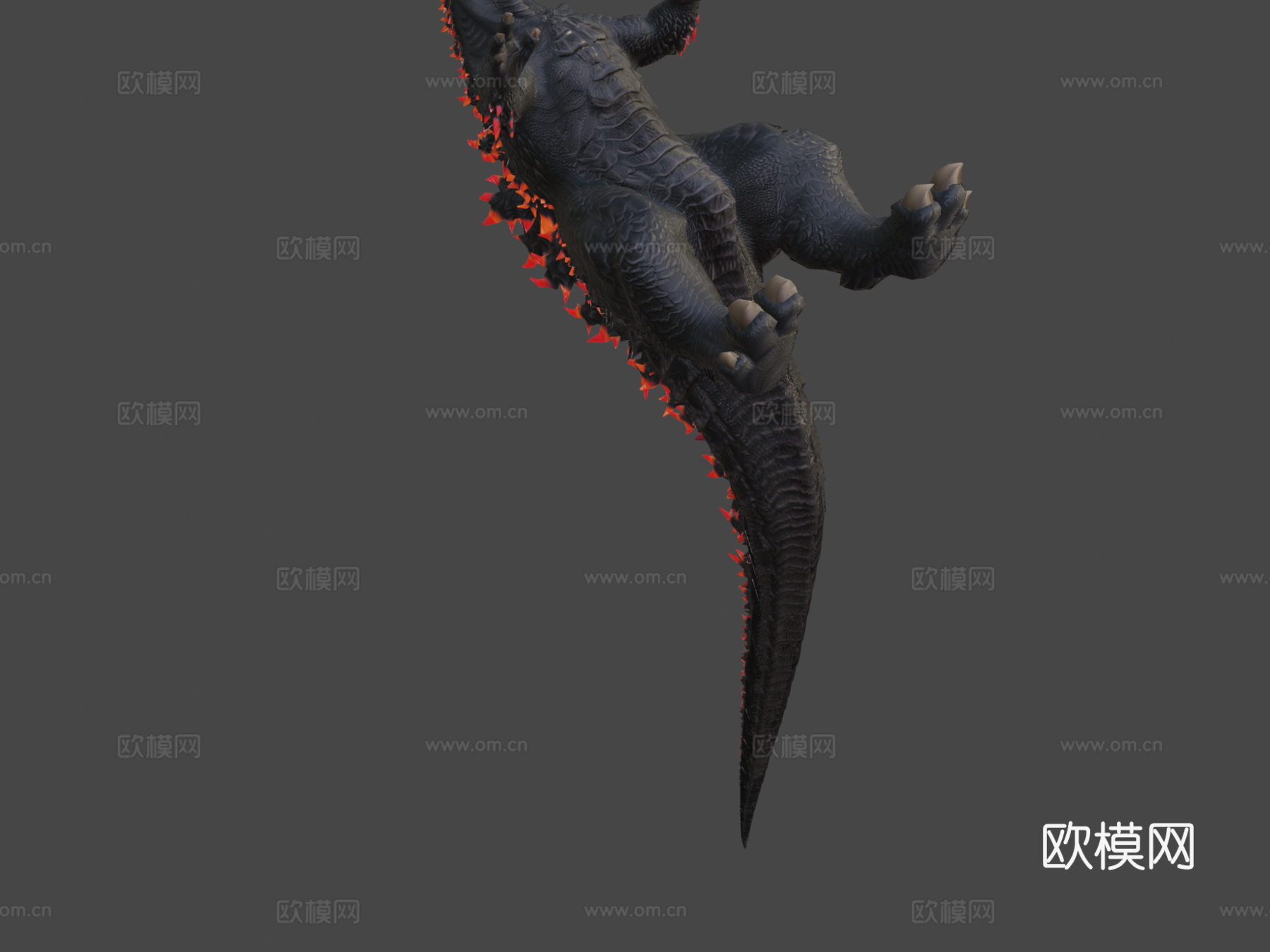 哥斯拉达贡2014模型3d模型