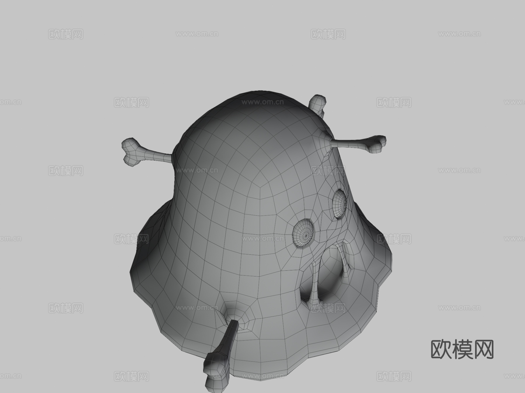 可爱史莱姆3d模型