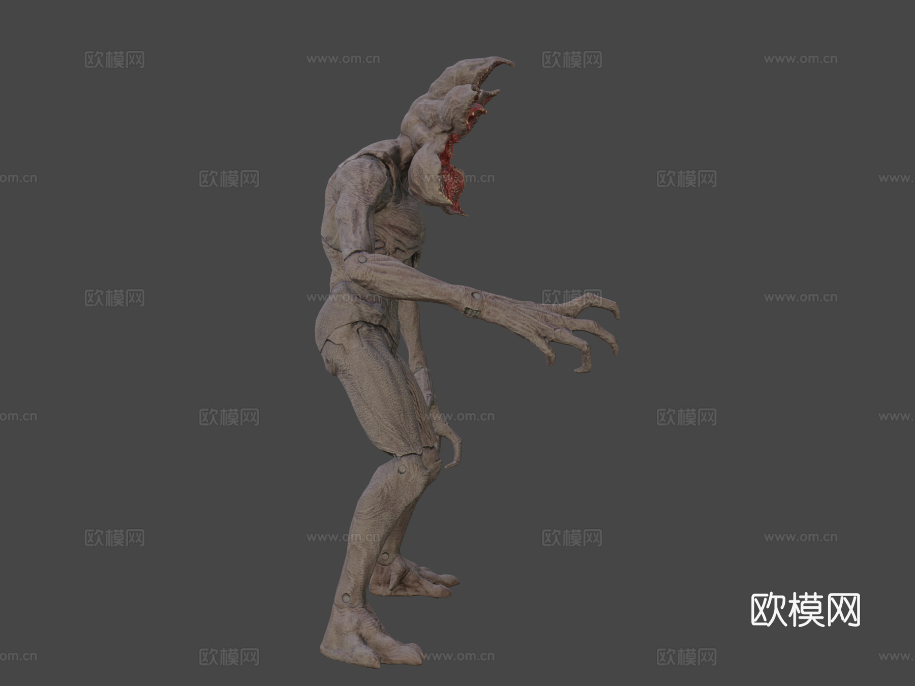 怪奇物语魔王可动人偶3d模型