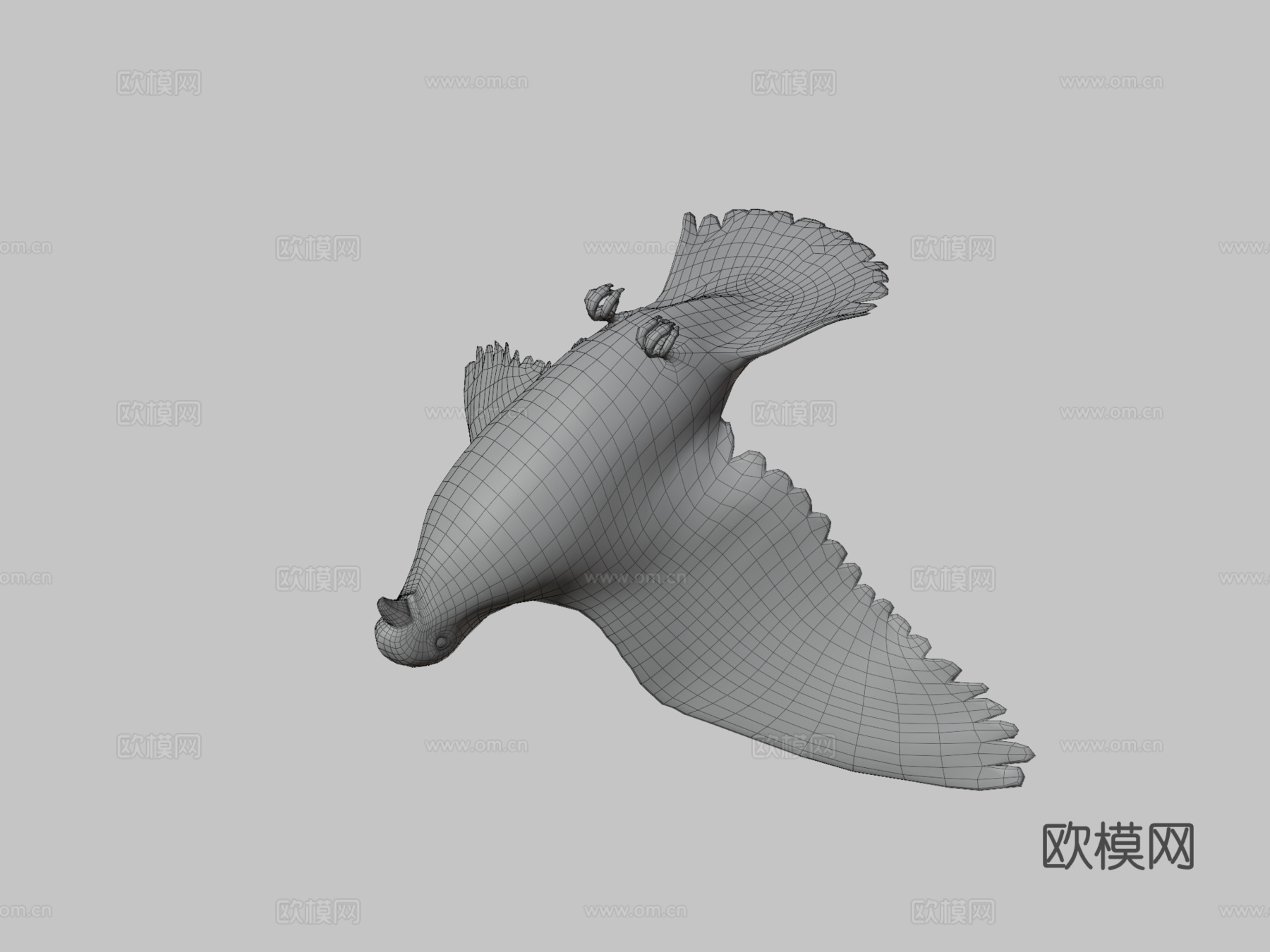 鸽子3d模型