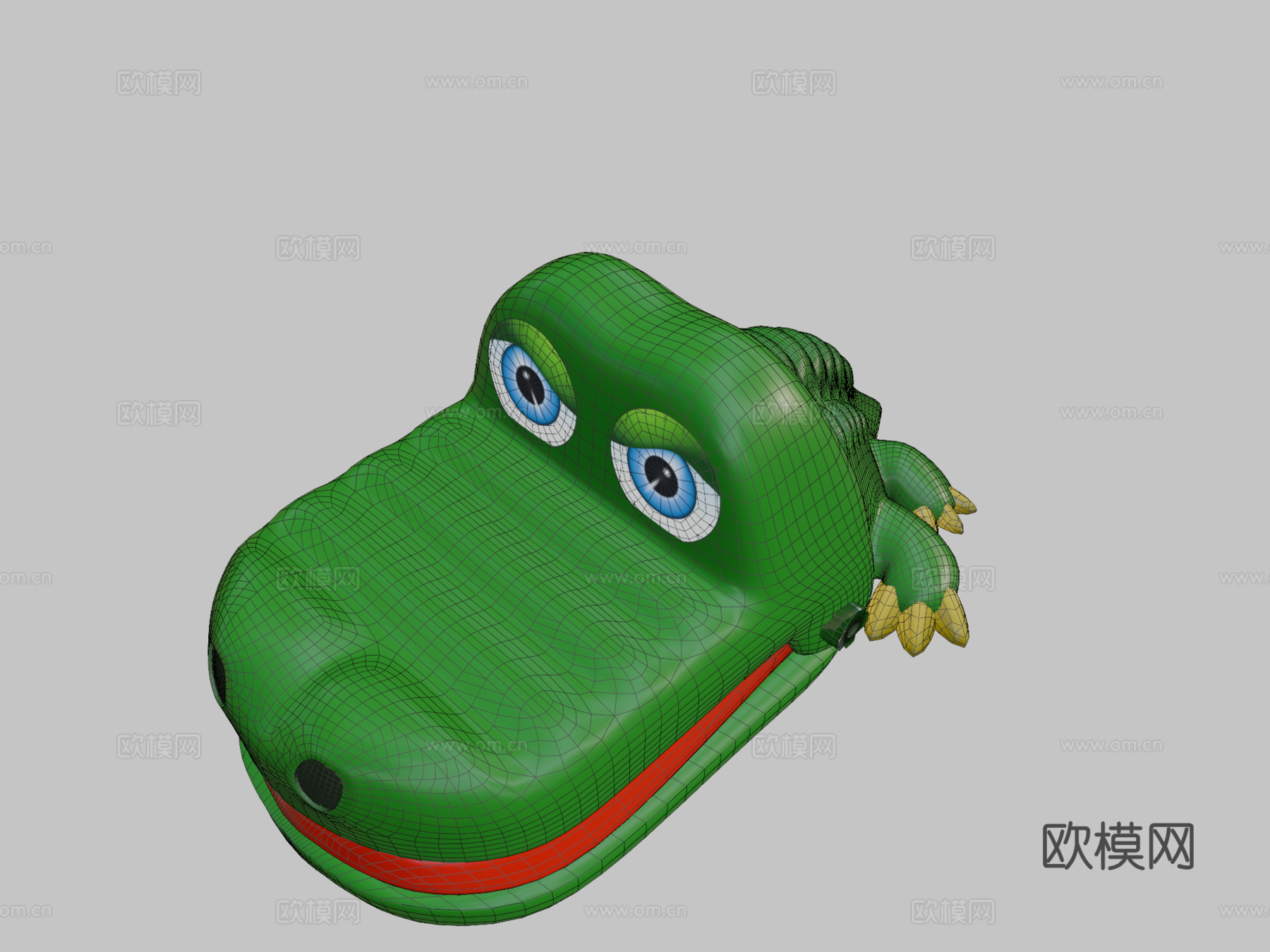 鳄鱼医生玩具3d模型