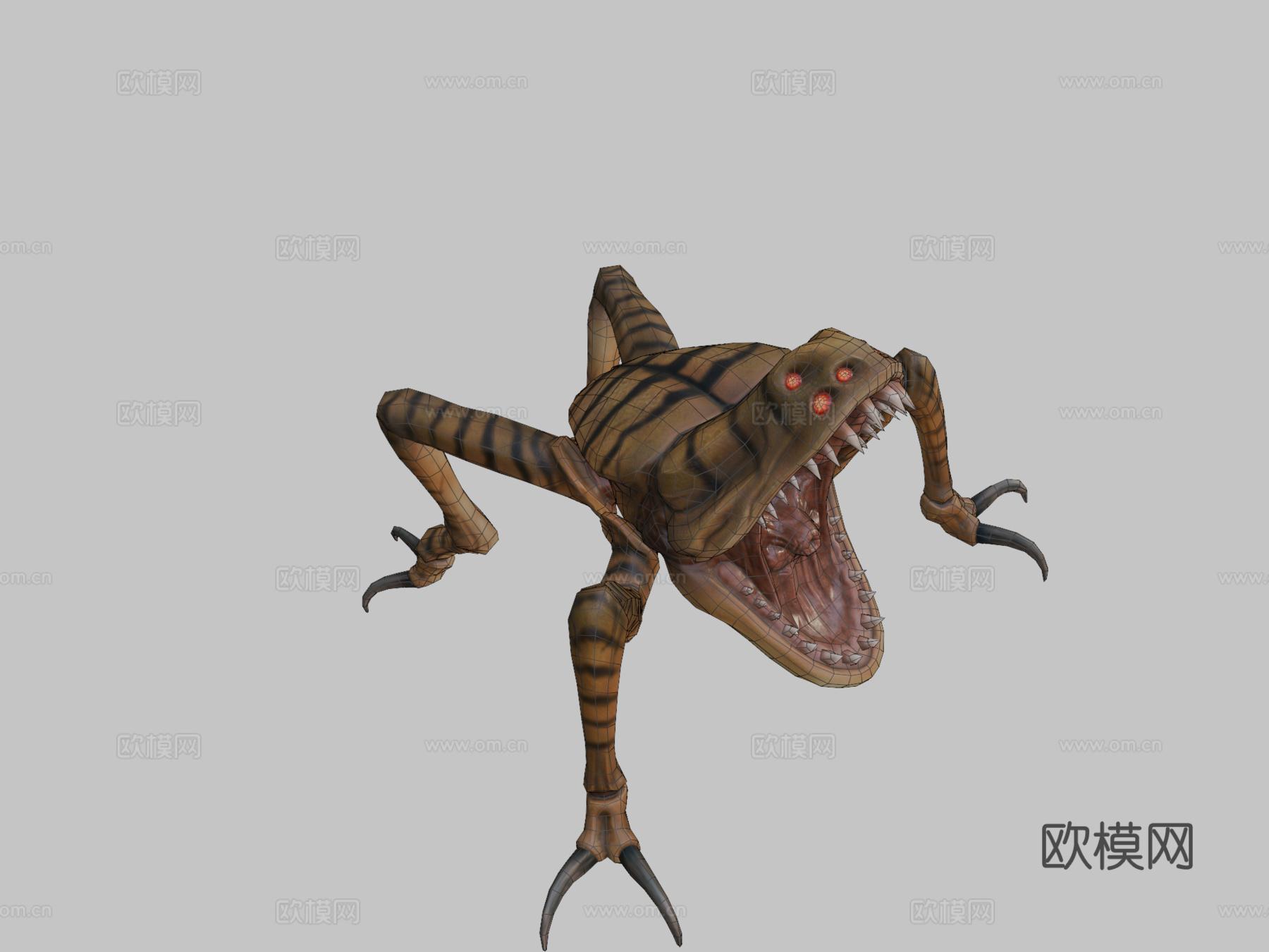 昆虫动画3d模型