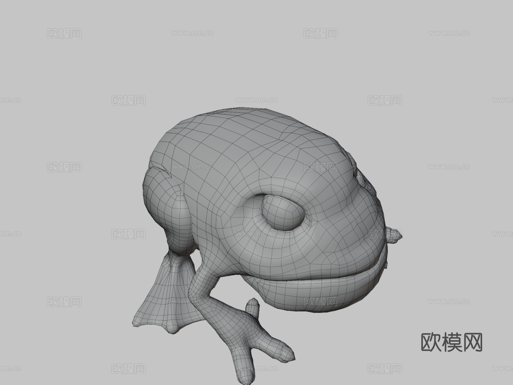 青蛙3d模型