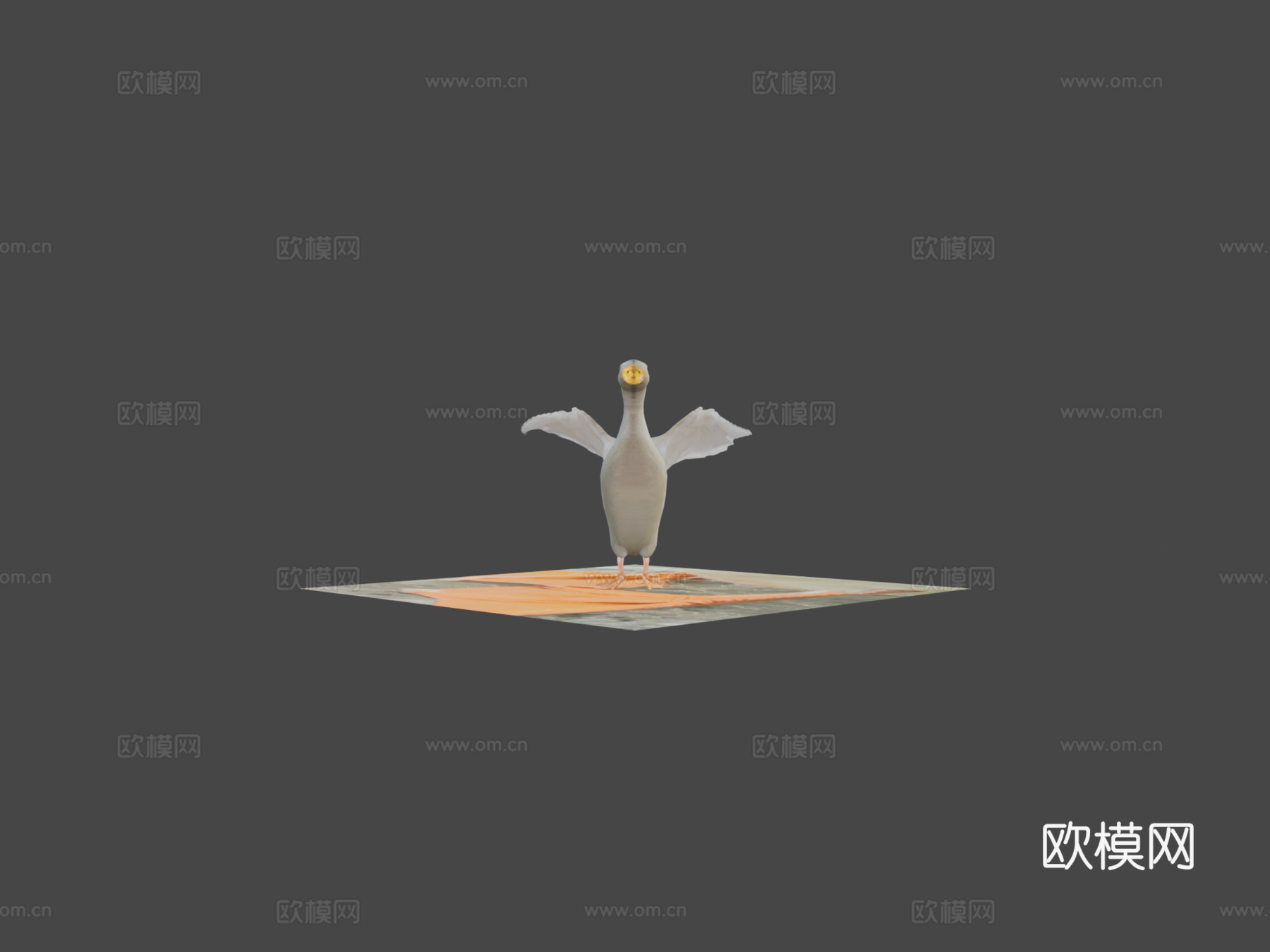 鸭子3d模型