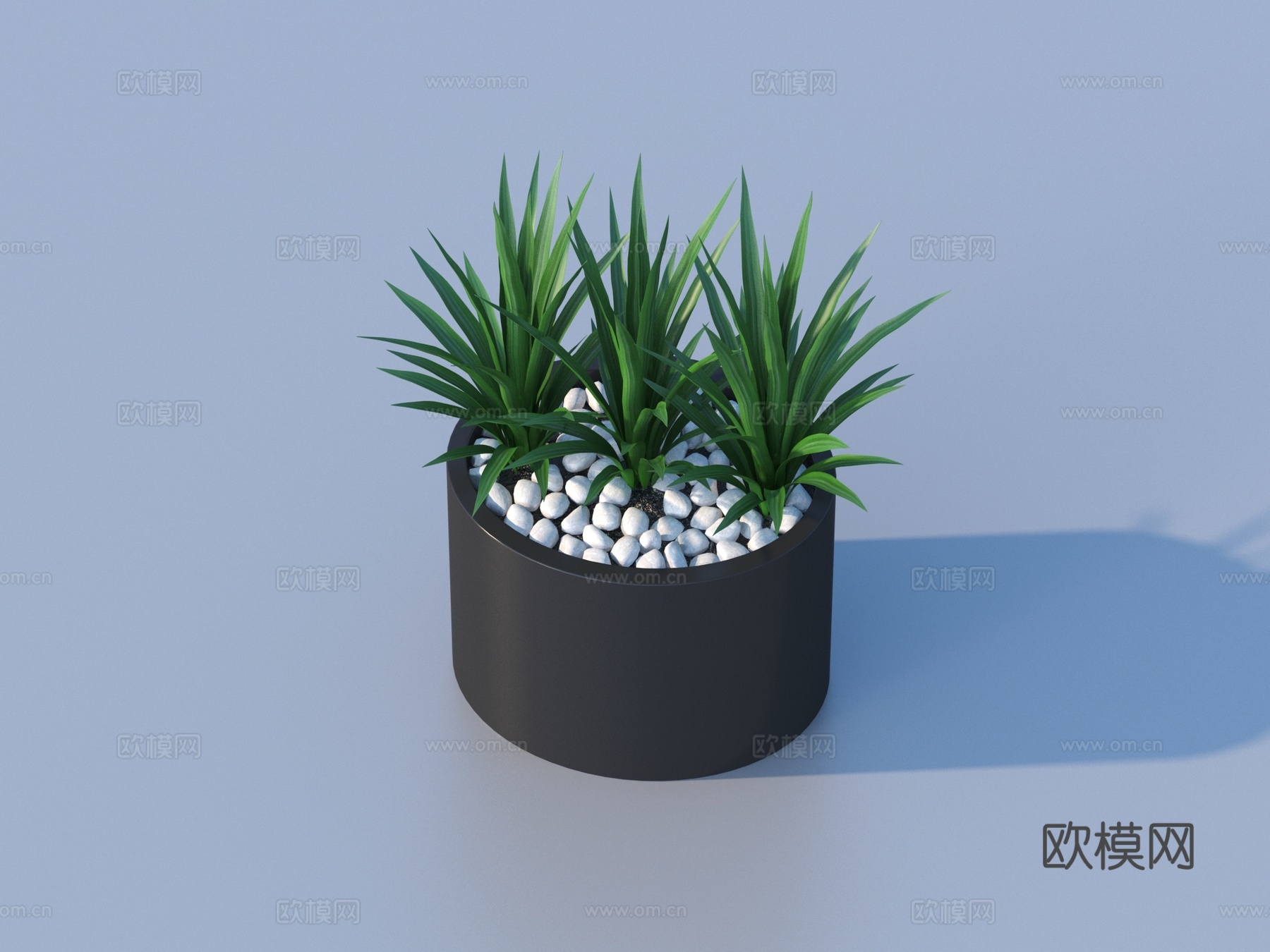 花盆 盆栽 绿植 植物su模型