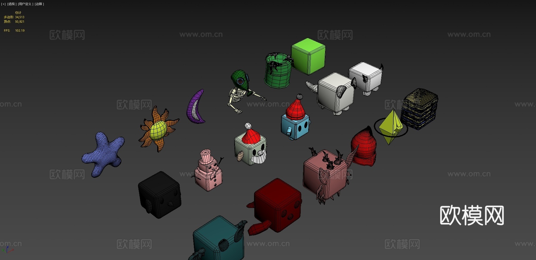 Roblox游戏就绪宠物3d模型