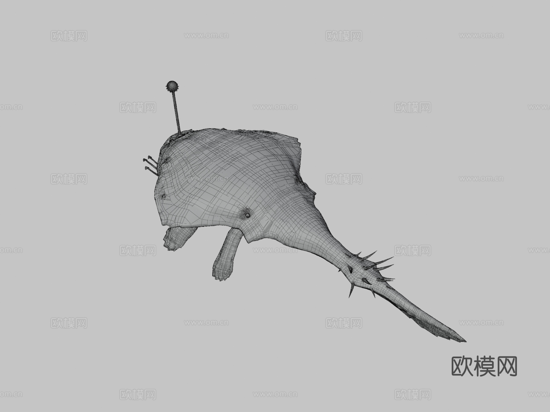 戈布尔-深渊刺客-休息姿势下载3d模型