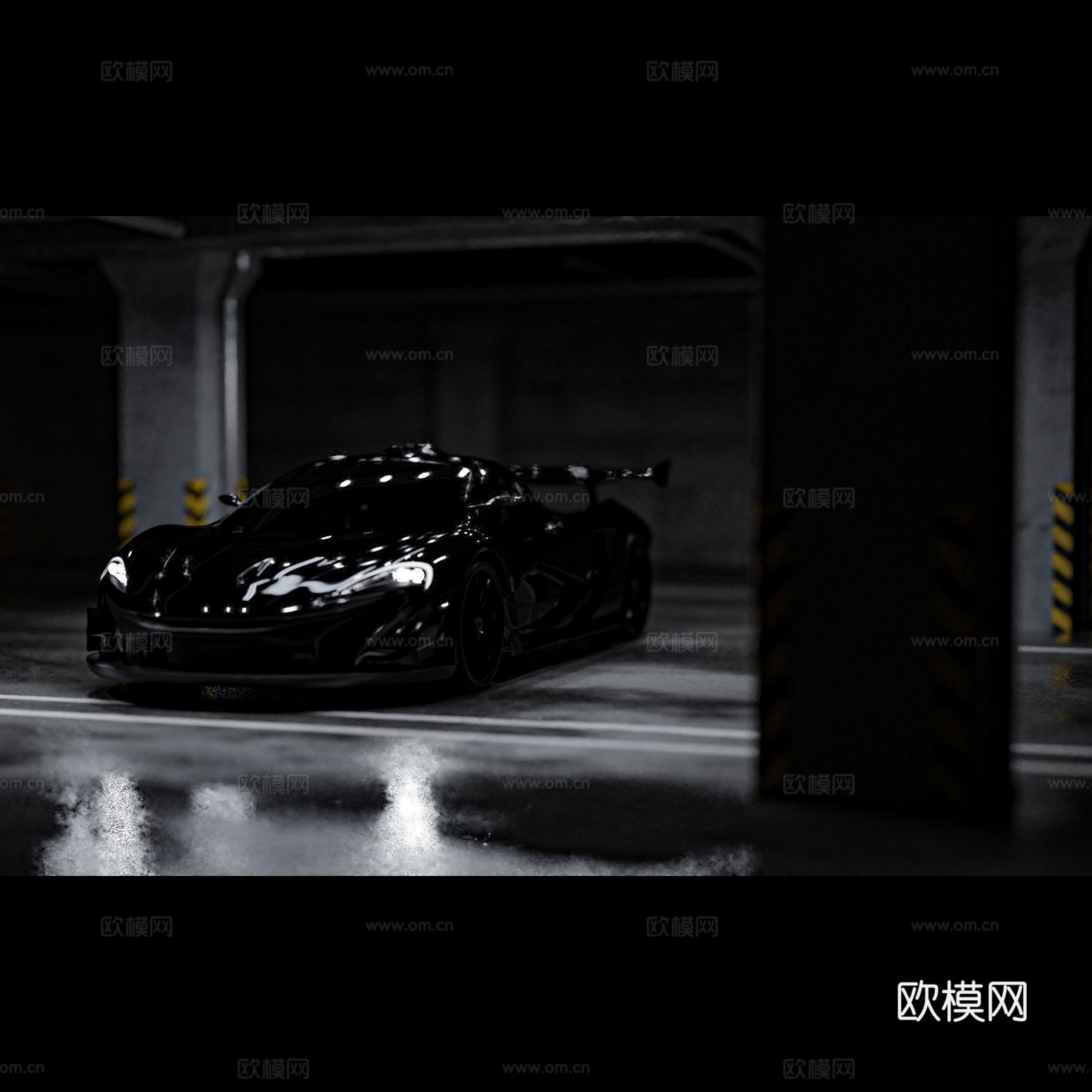 迈凯伦 P1 轿跑3d模型