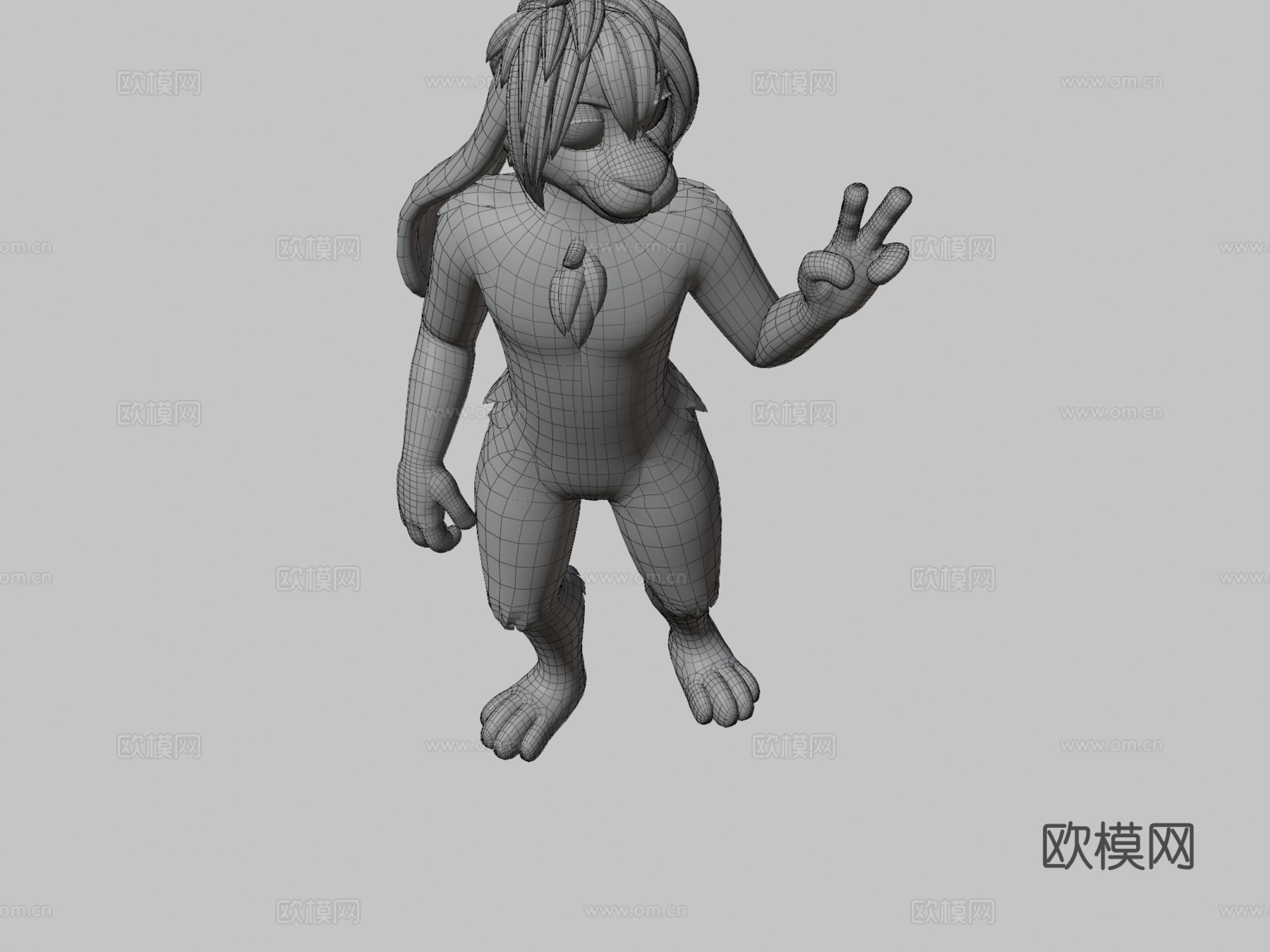 艾普西隆兔VRChat虚拟形象3d模型