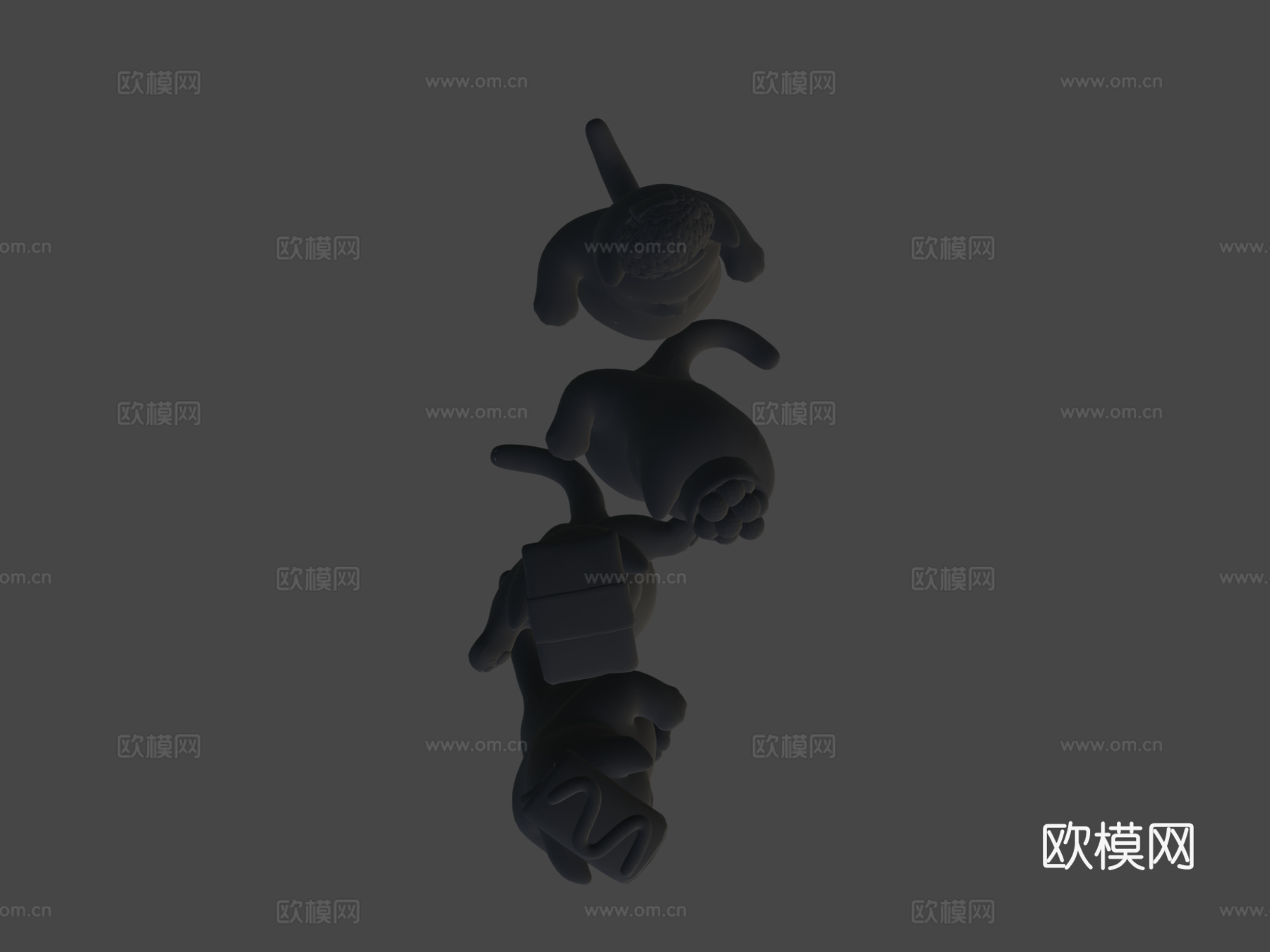 喵喵小队3d模型