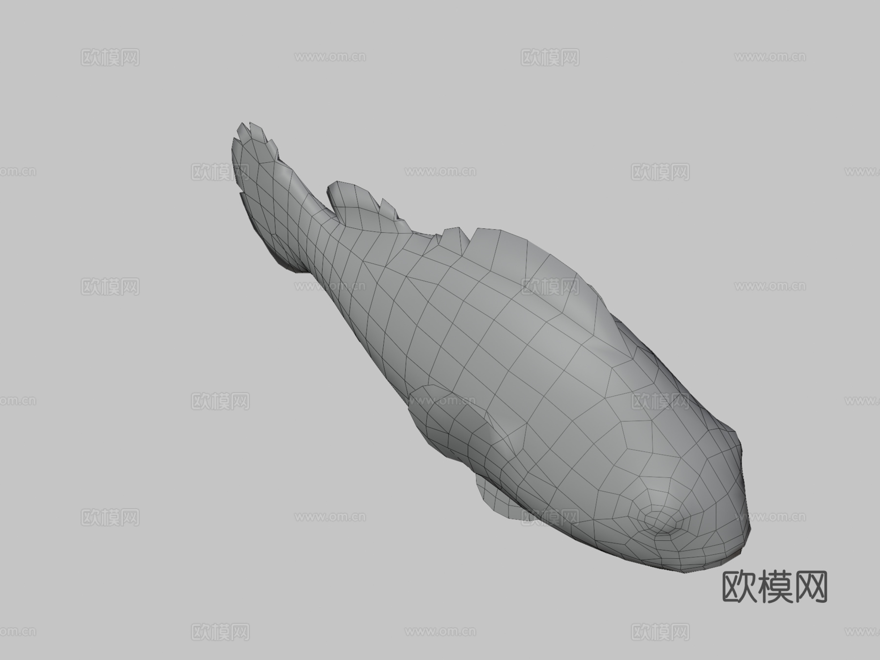 小丑鱼3d模型
