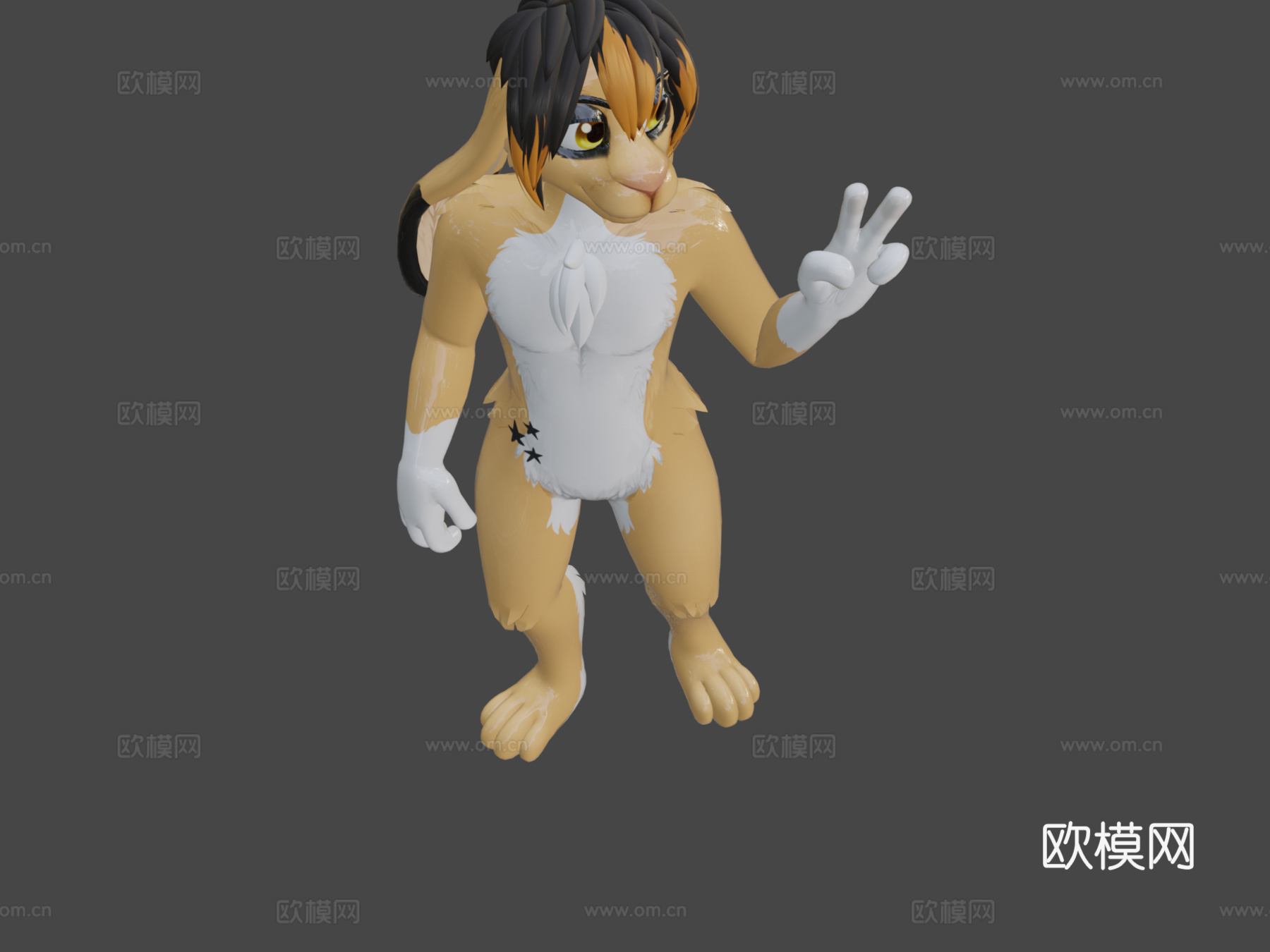 艾普西隆兔VRChat虚拟形象3d模型