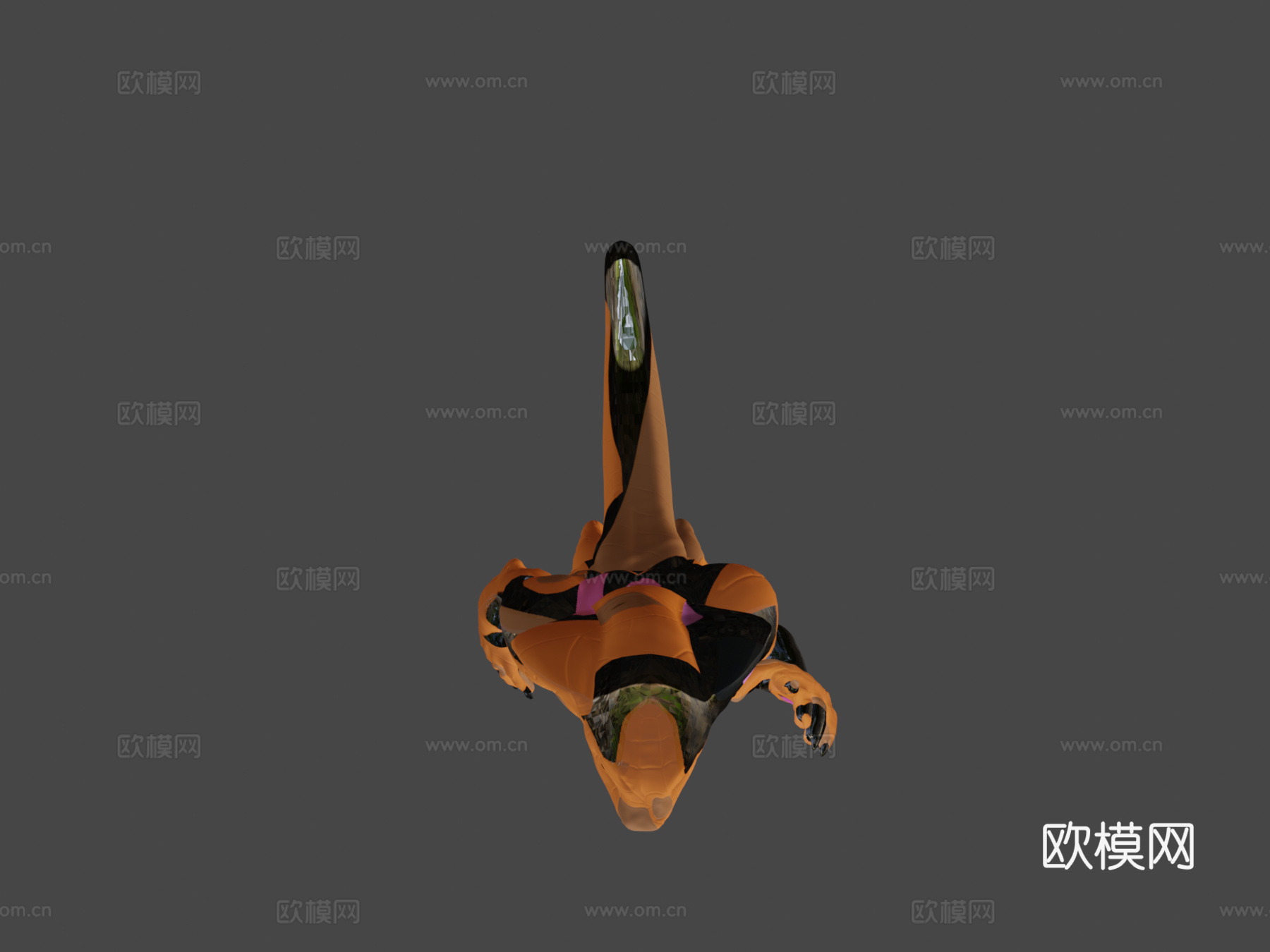拟人蛇模型3d模型