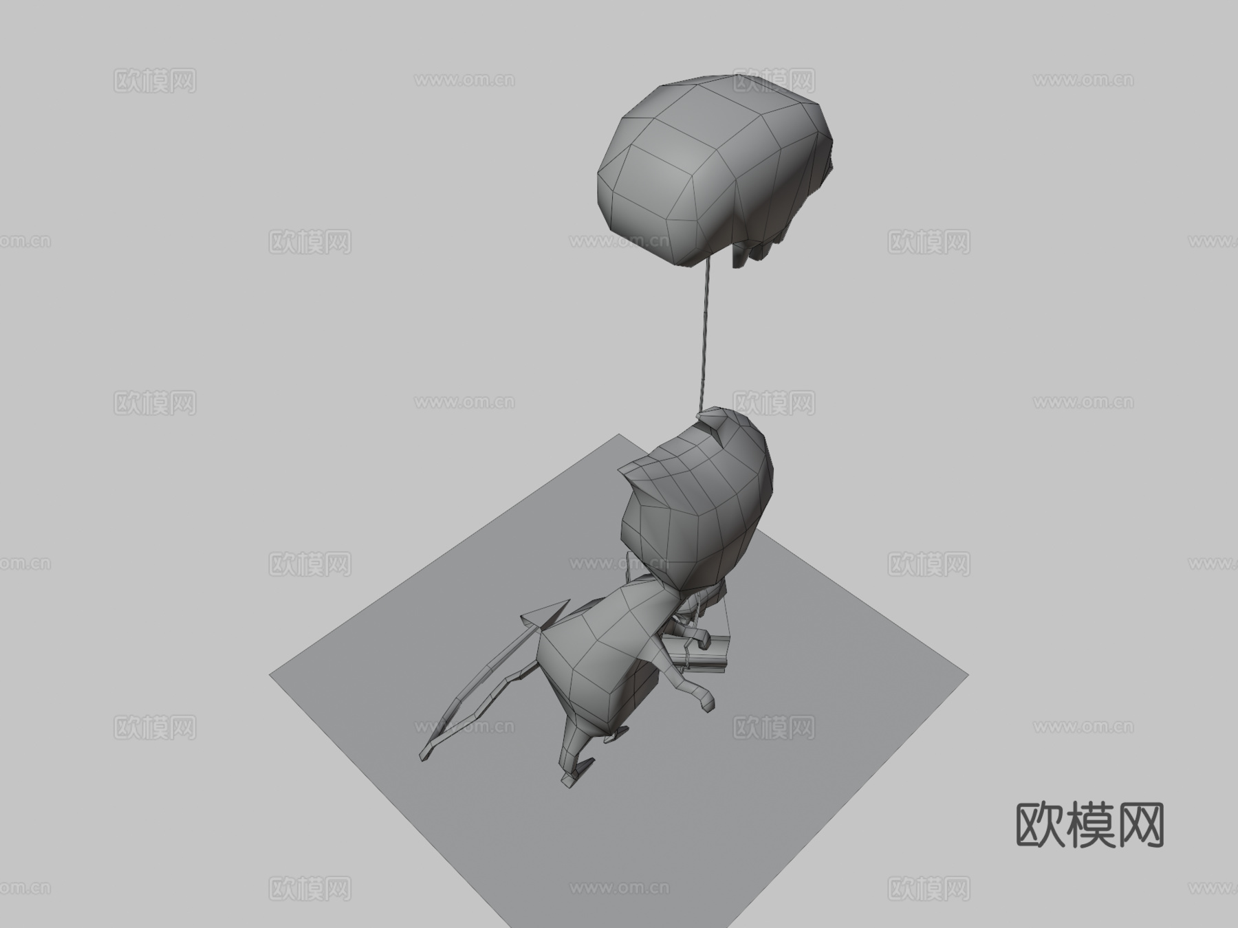 恶魔男孩3d模型