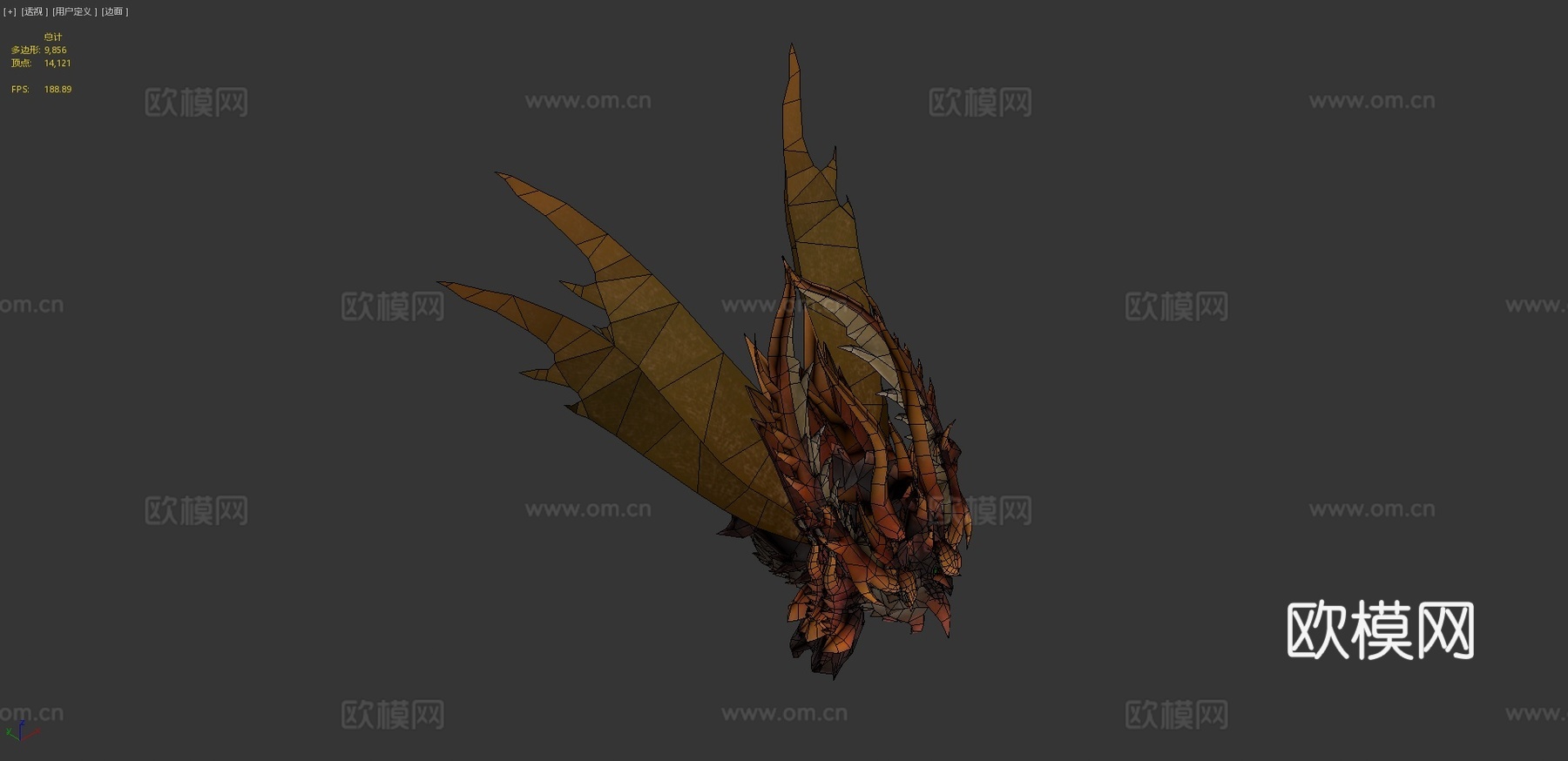 暗焰螳螂3d模型