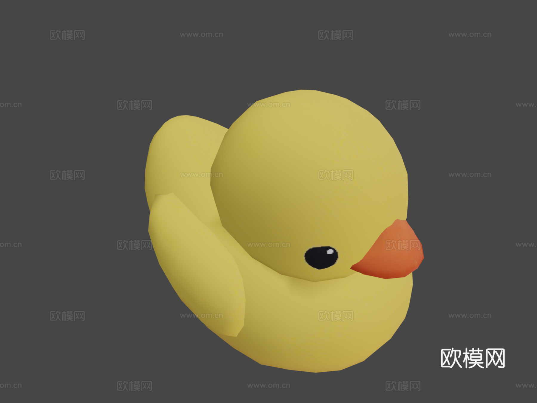 黄色橡皮鸭?3d模型