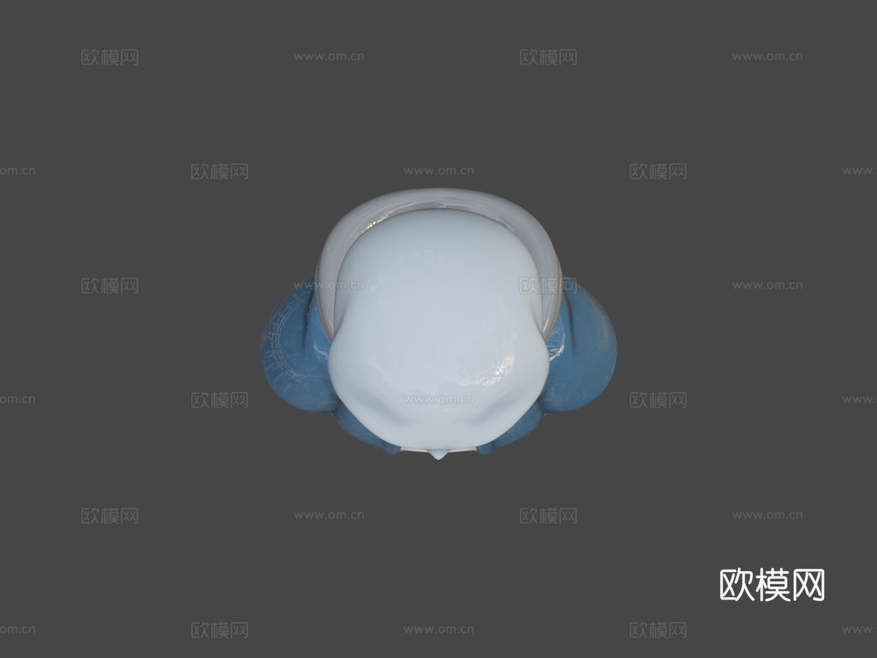 骷髅桑斯半身像3d模型