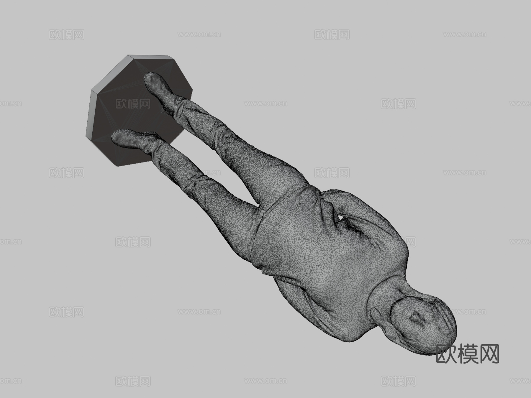 D模型=女孩=3d模型