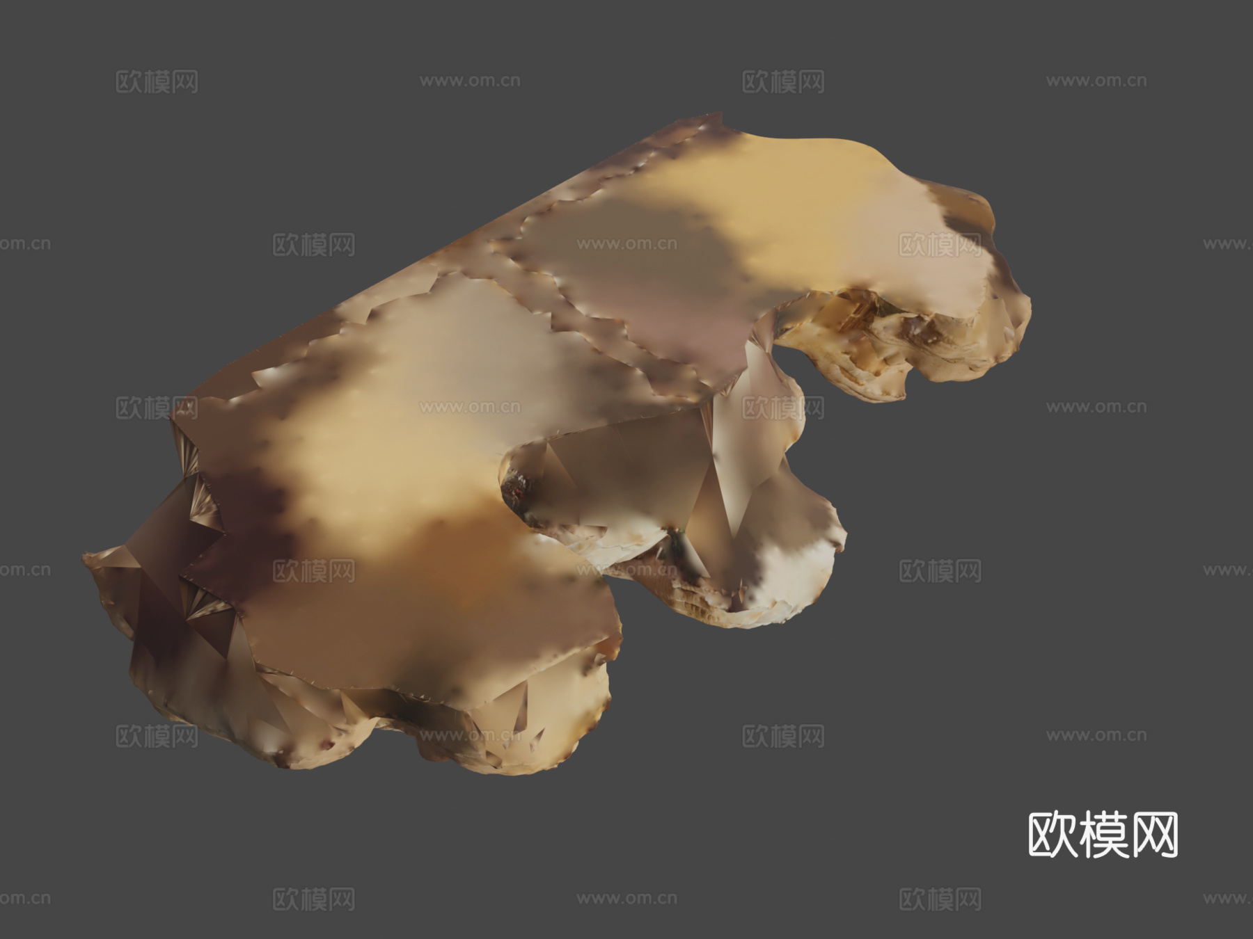 猴子雕像3D扫描3d模型