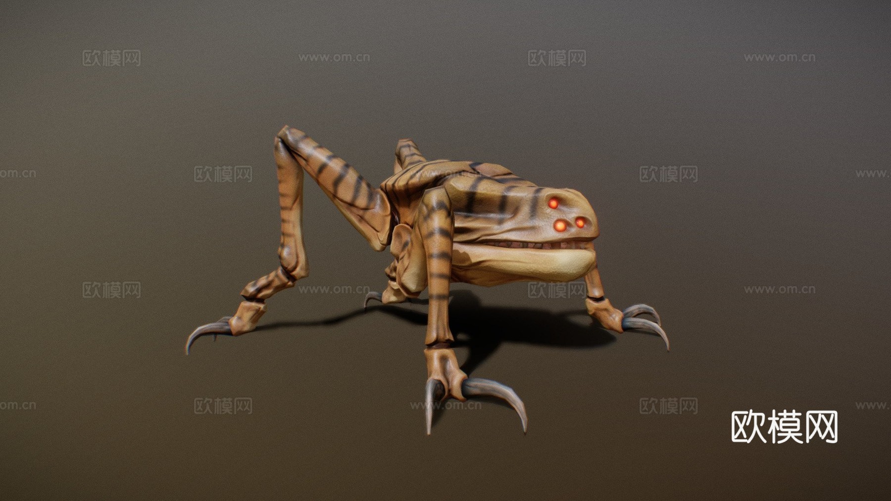 昆虫动画3d模型