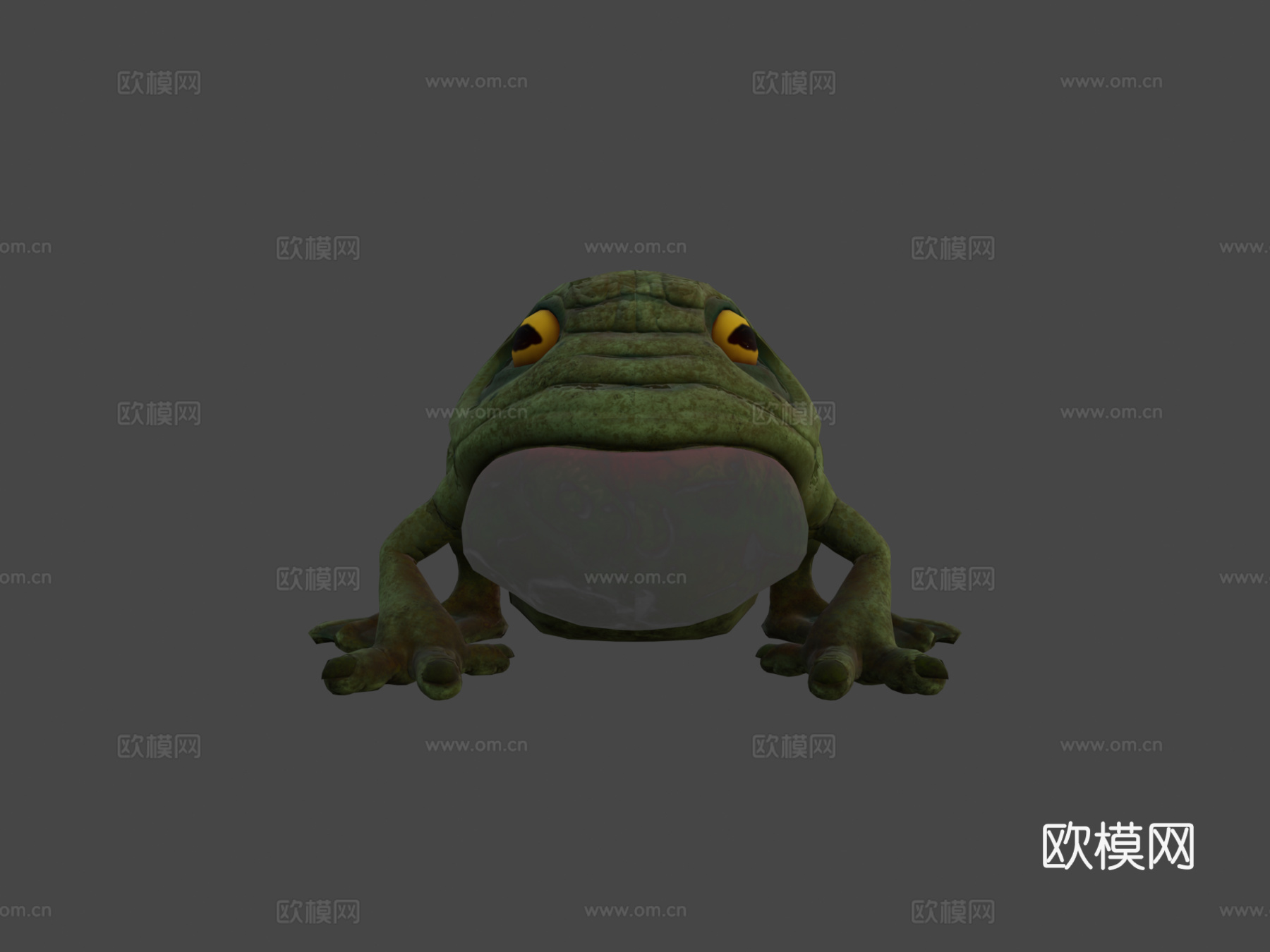 青蛙3d模型