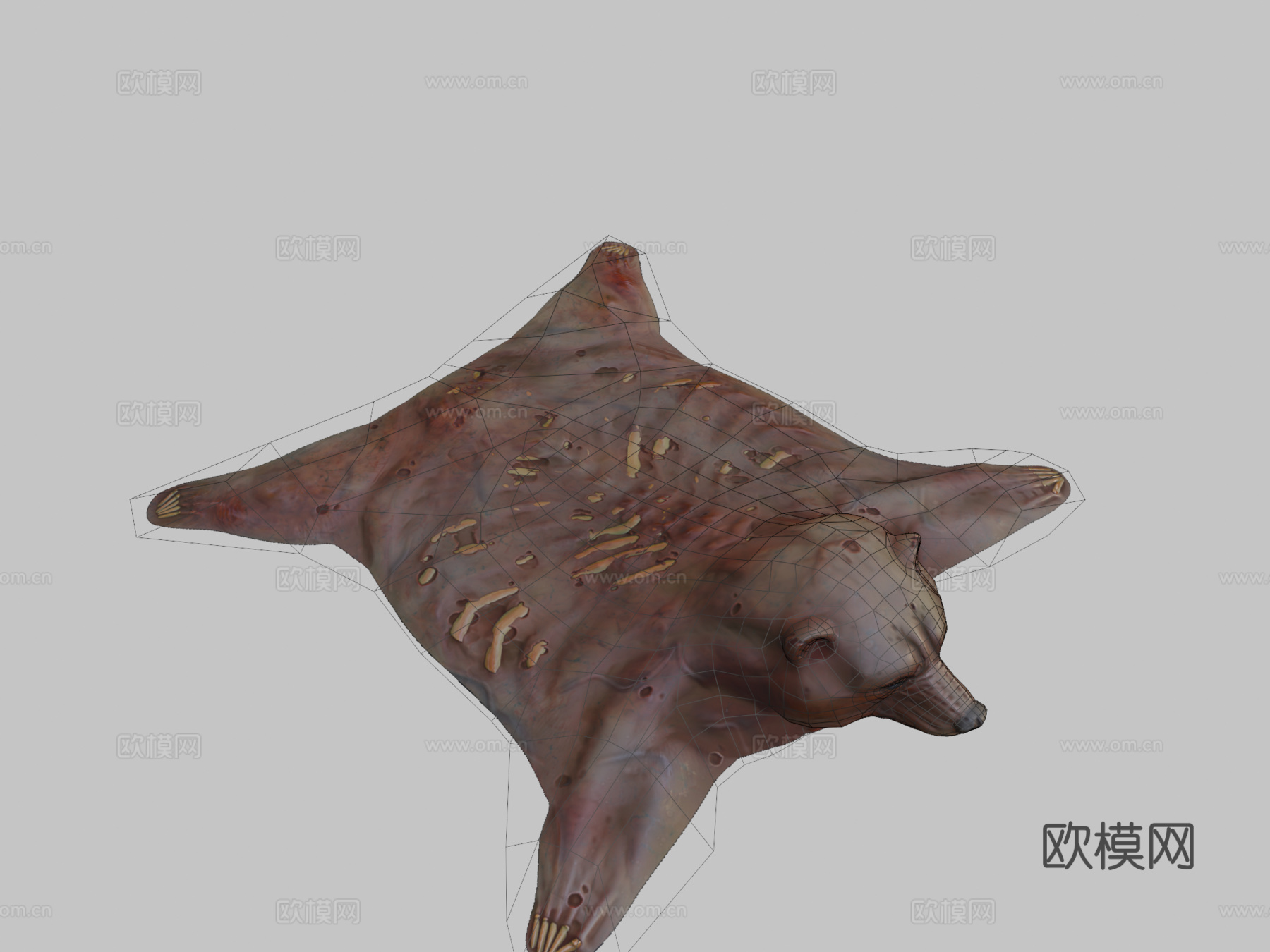 僵尸熊3d模型