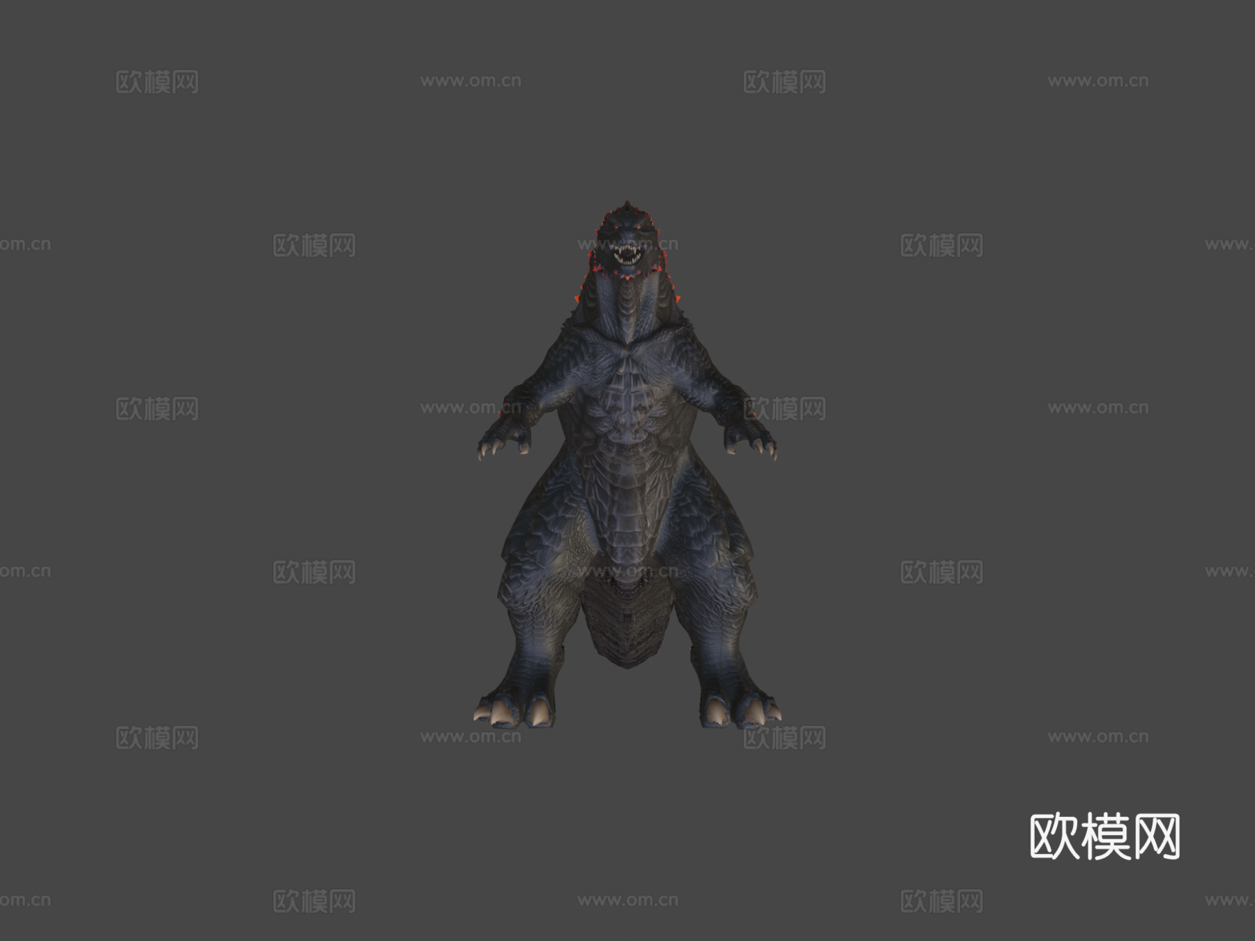 哥斯拉达贡2014模型3d模型