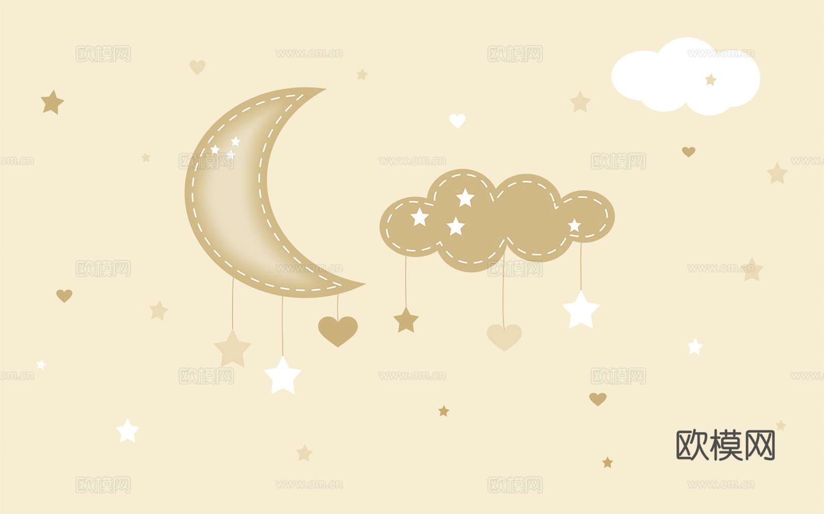 现代 简约 可爱 儿童壁纸 墙布下载