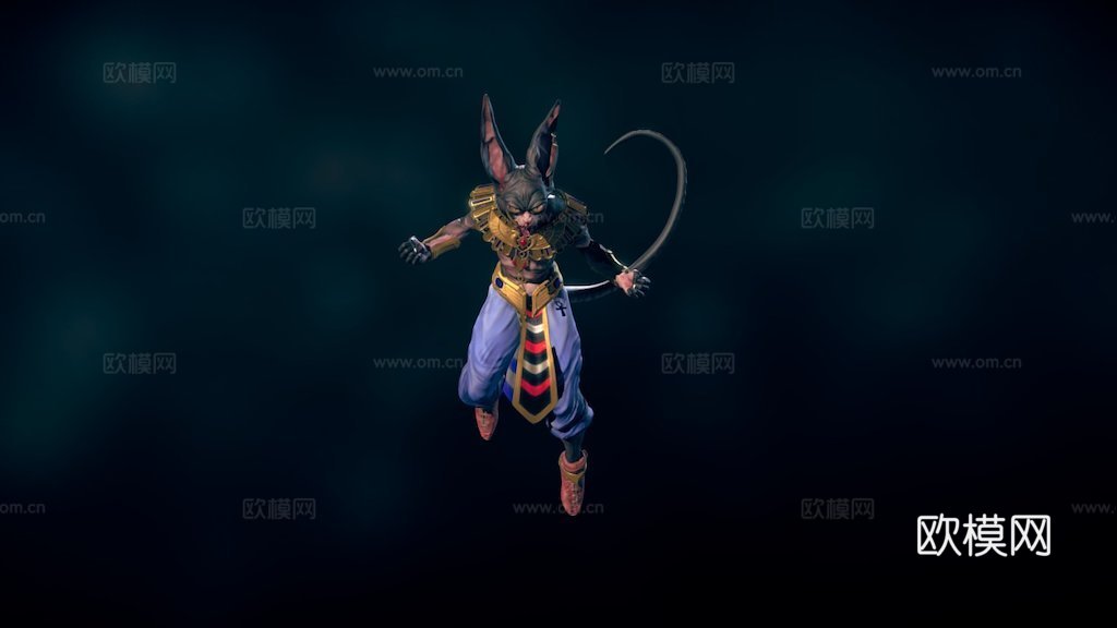 比鲁斯高清3D雕塑3d模型