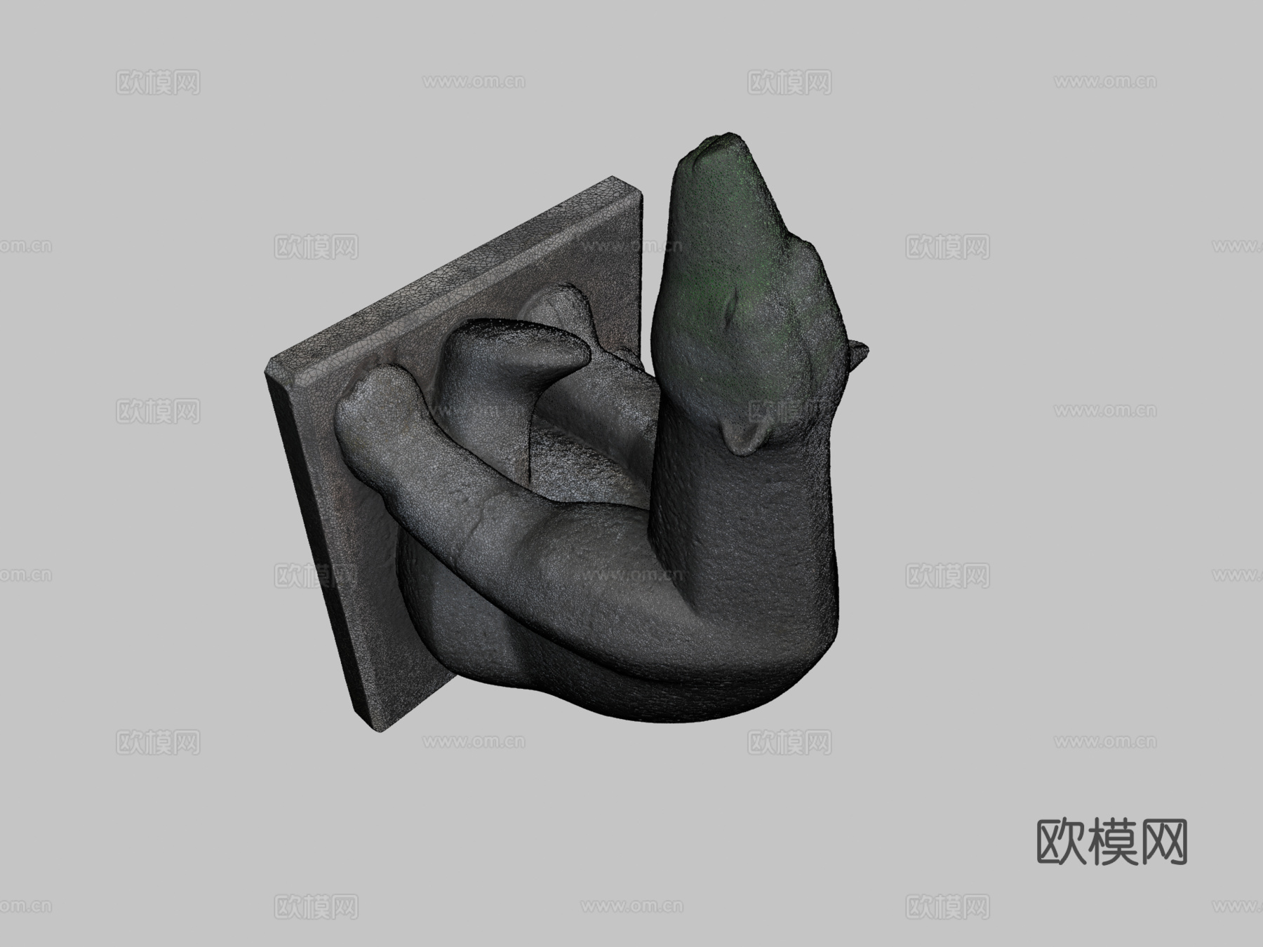 北极熊3d模型
