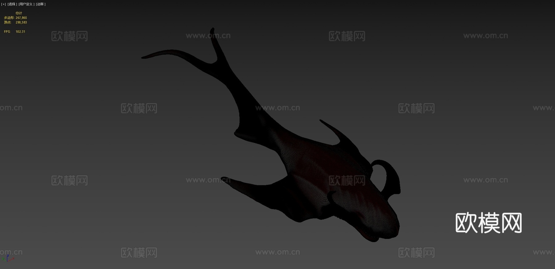 巨型潜伏者3d模型