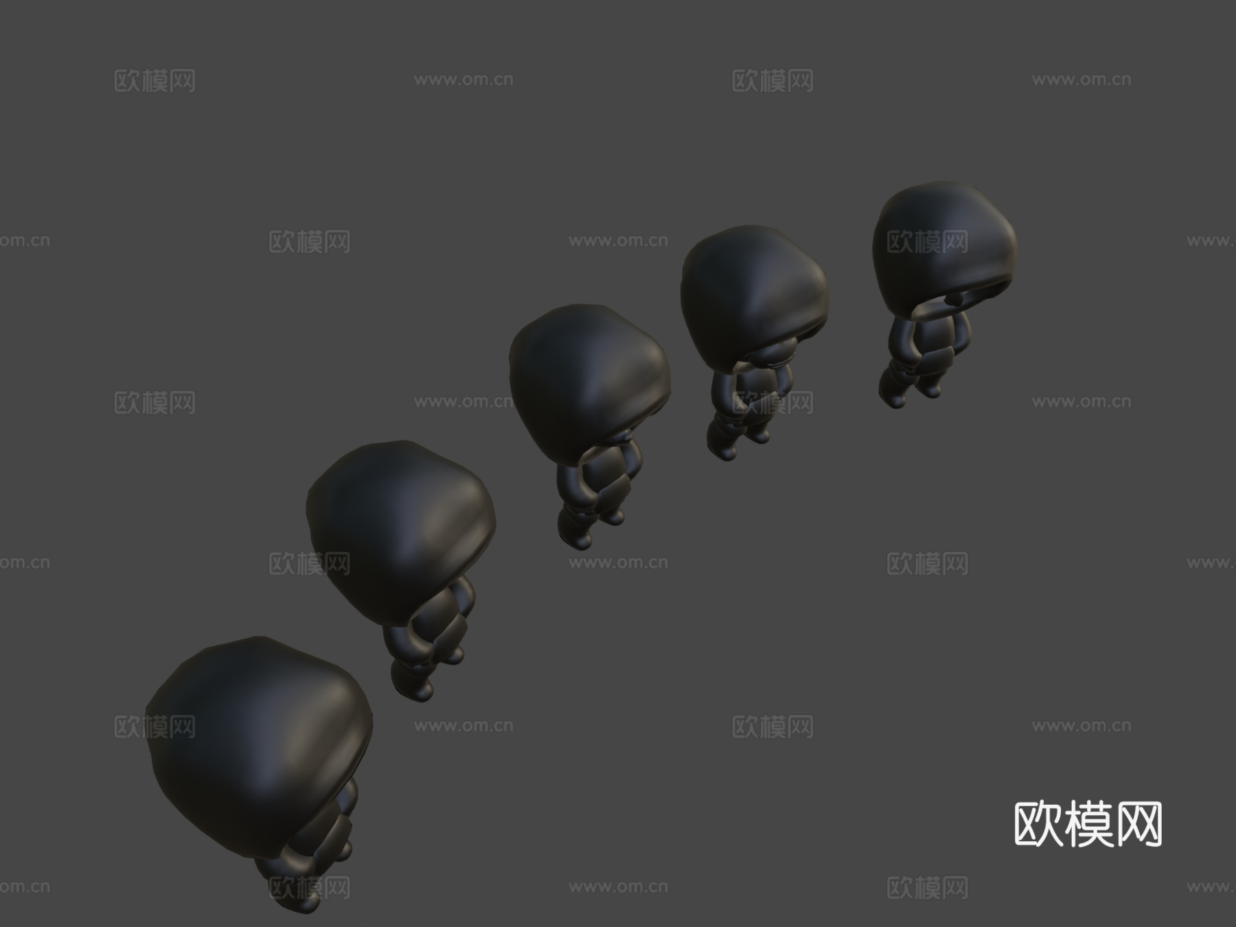 兜帽帮3d模型