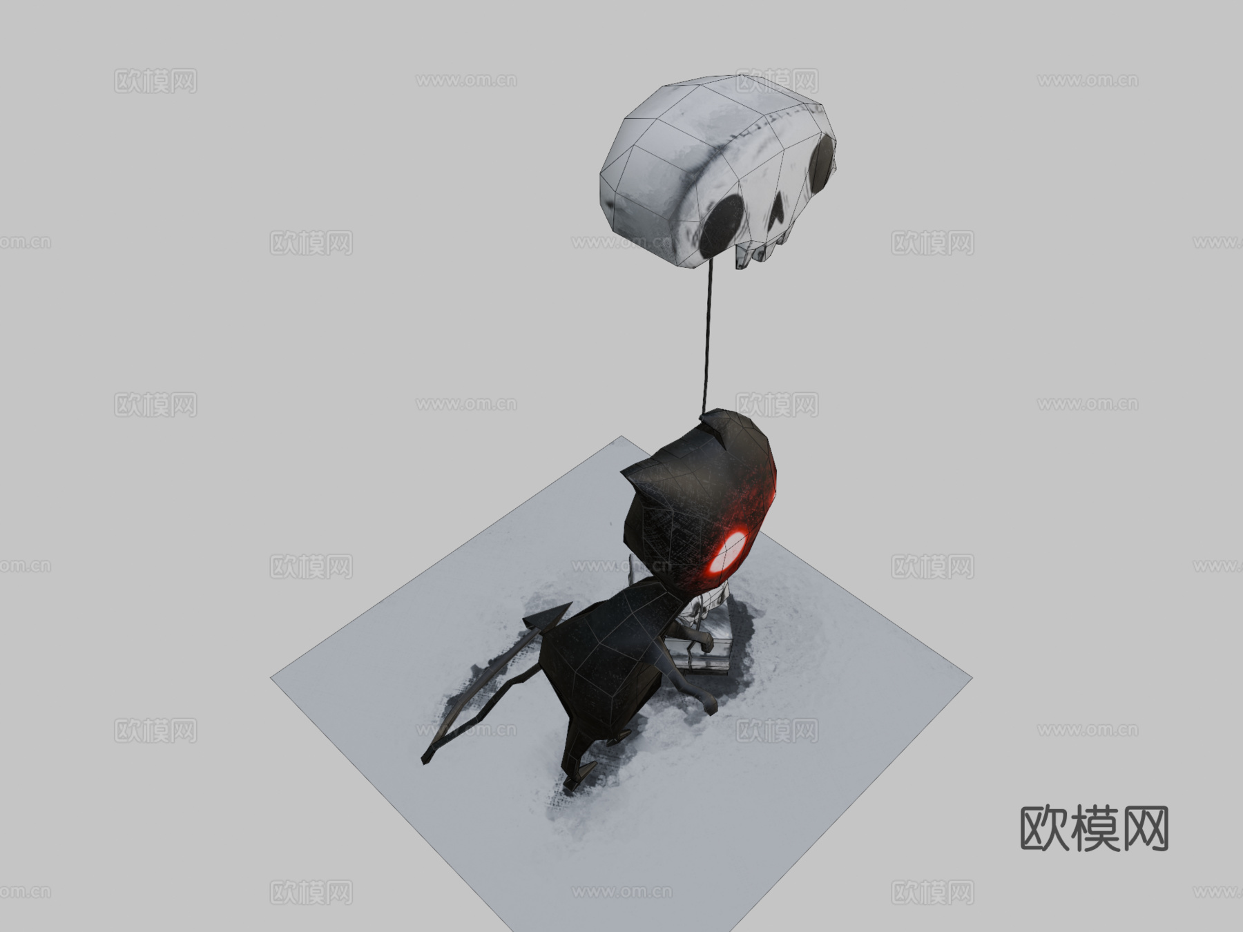 恶魔男孩3d模型