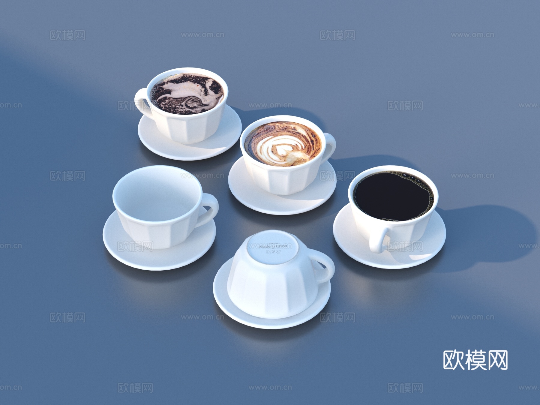 杯子 咖啡 咖啡杯3d模型