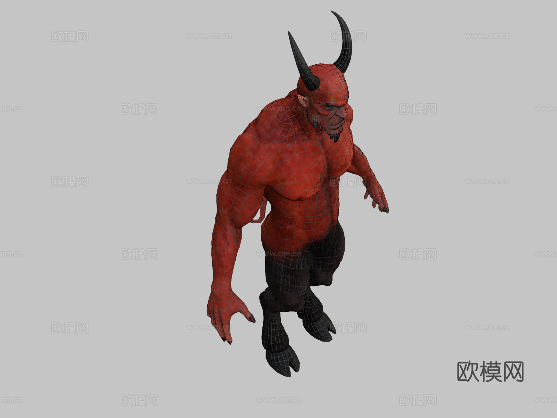 恶魔3d模型