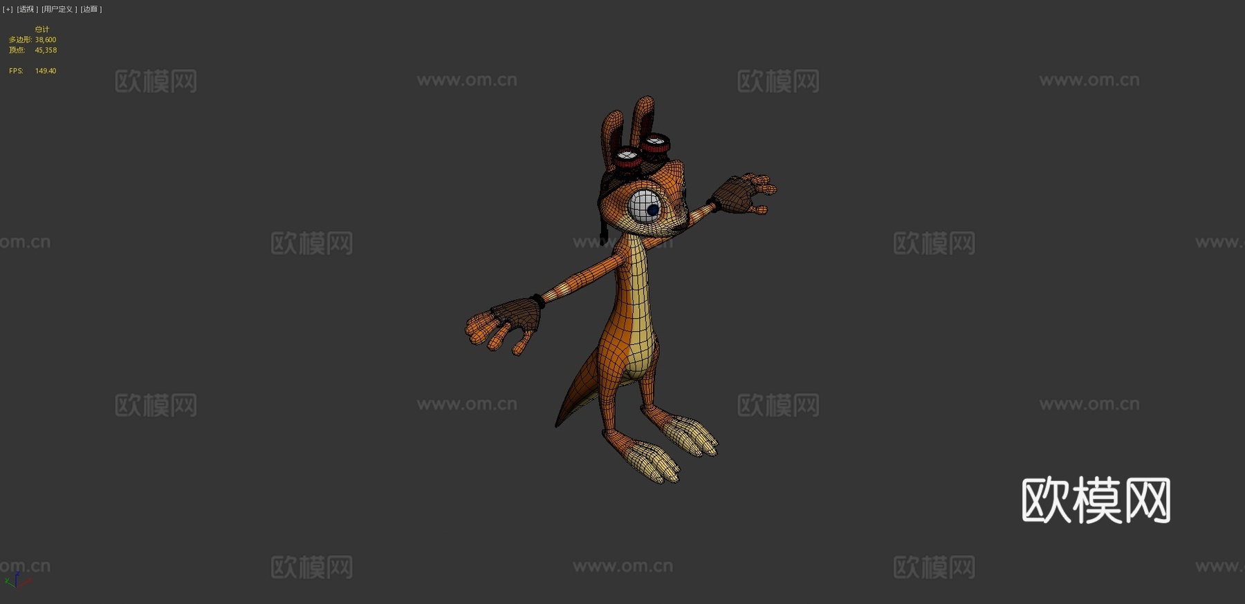 达克斯特3D模型-杰克与达克斯特3d模型