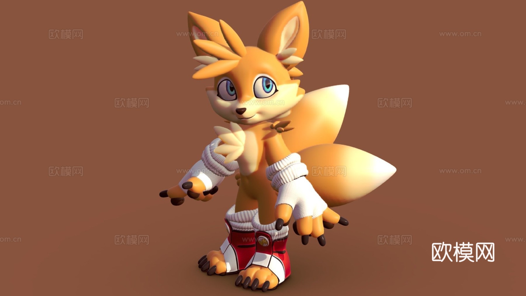 卡通人物3d模型