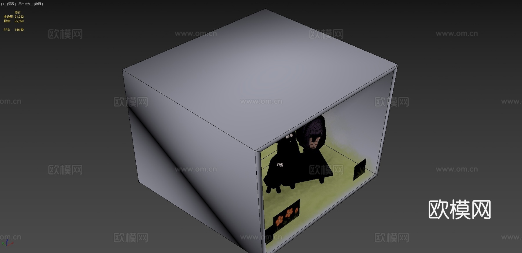 小鼹鼠3d模型