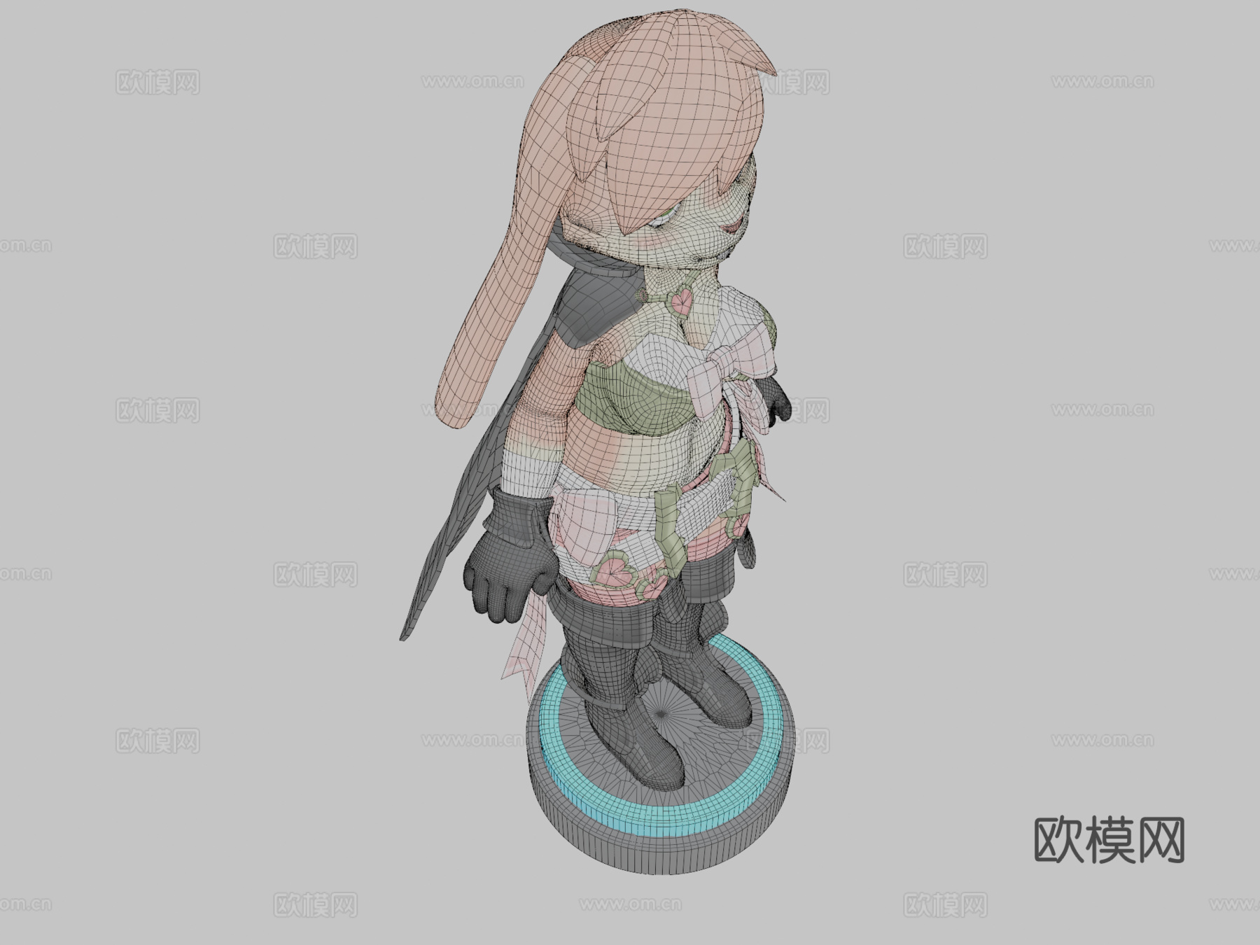 阿什莉巫师套装3d模型