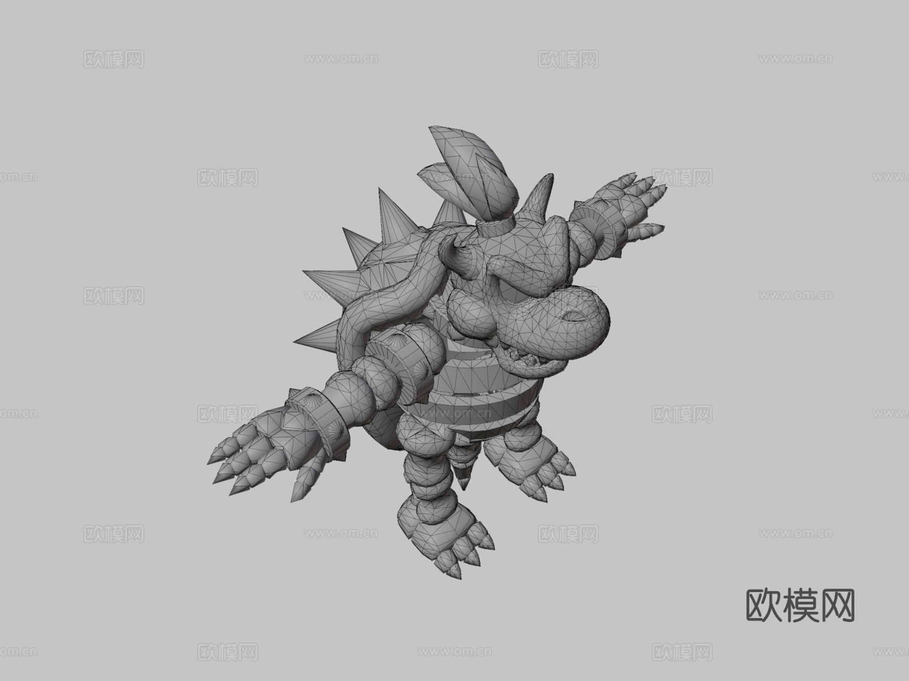 干枯库巴3d模型