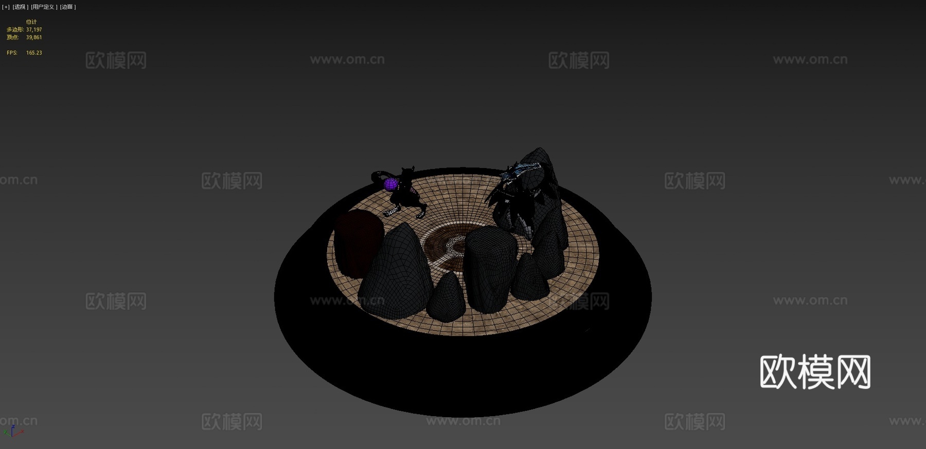 超级喷火龙X对战超梦3d模型