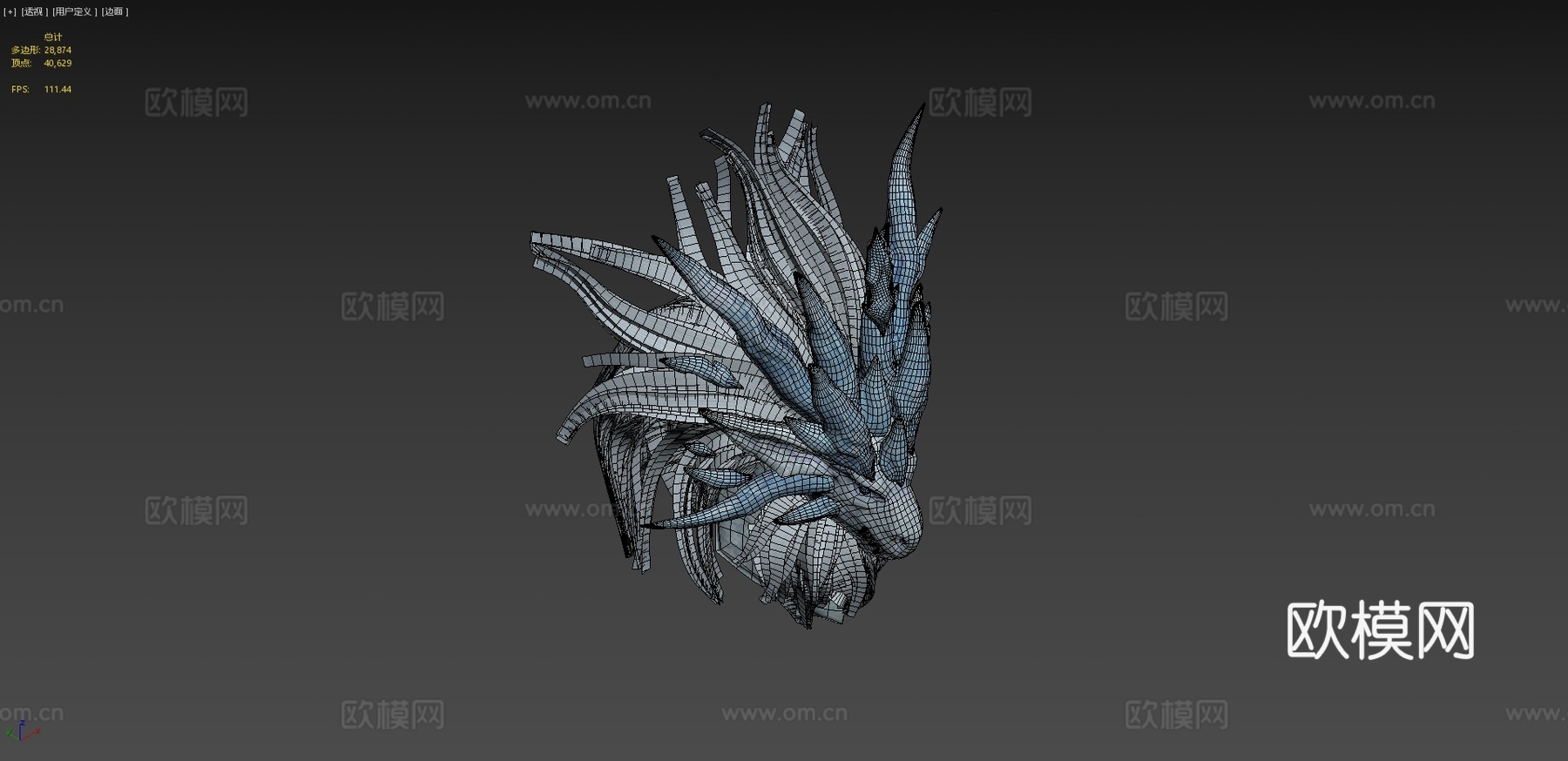 龙头_33d模型