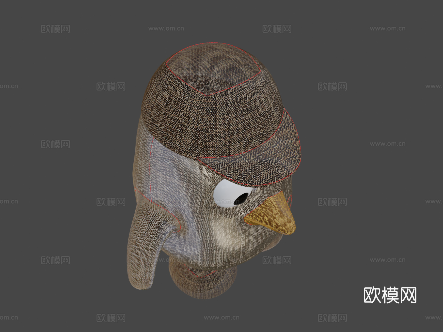 玩具企鹅3d模型