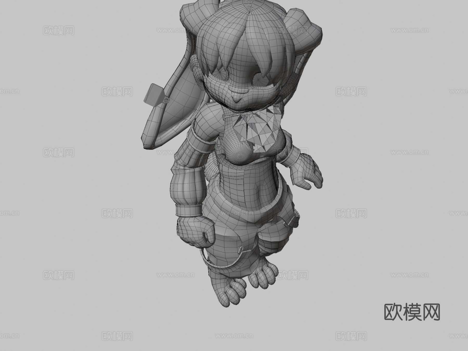 泽菲3d模型